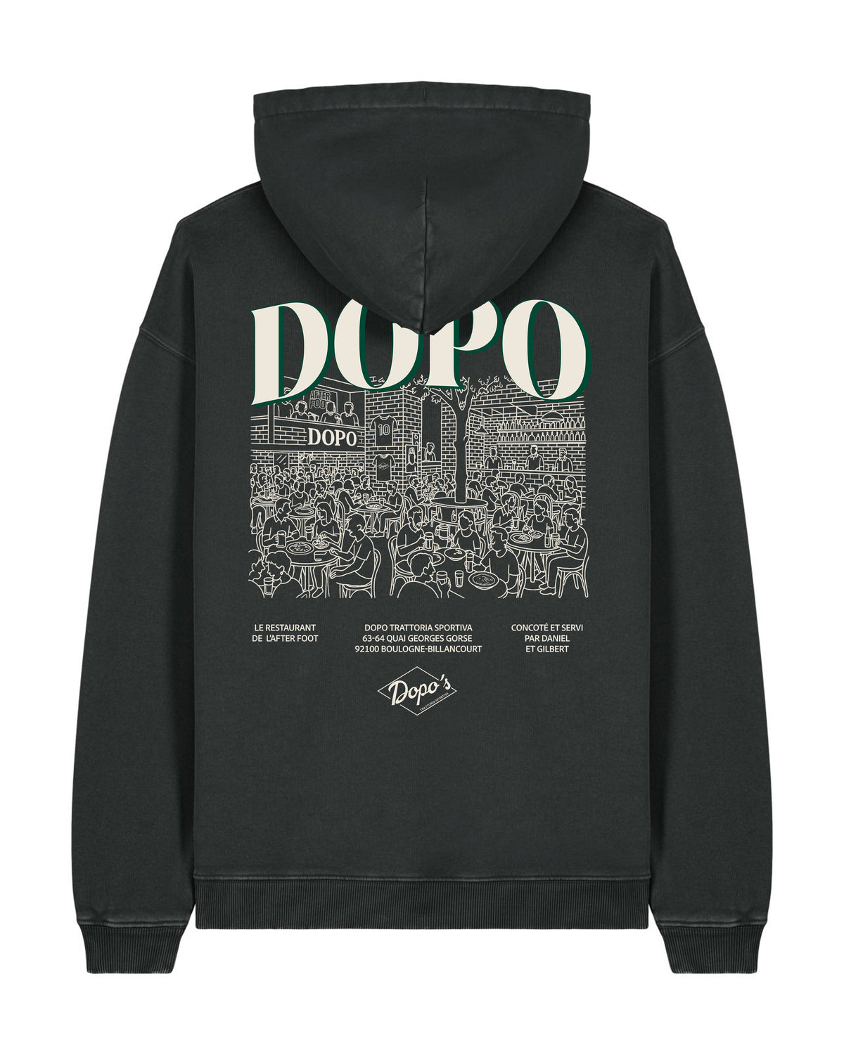 Sweat Capuche Dopo Restaurant - Dopo x Foot Dimanche
