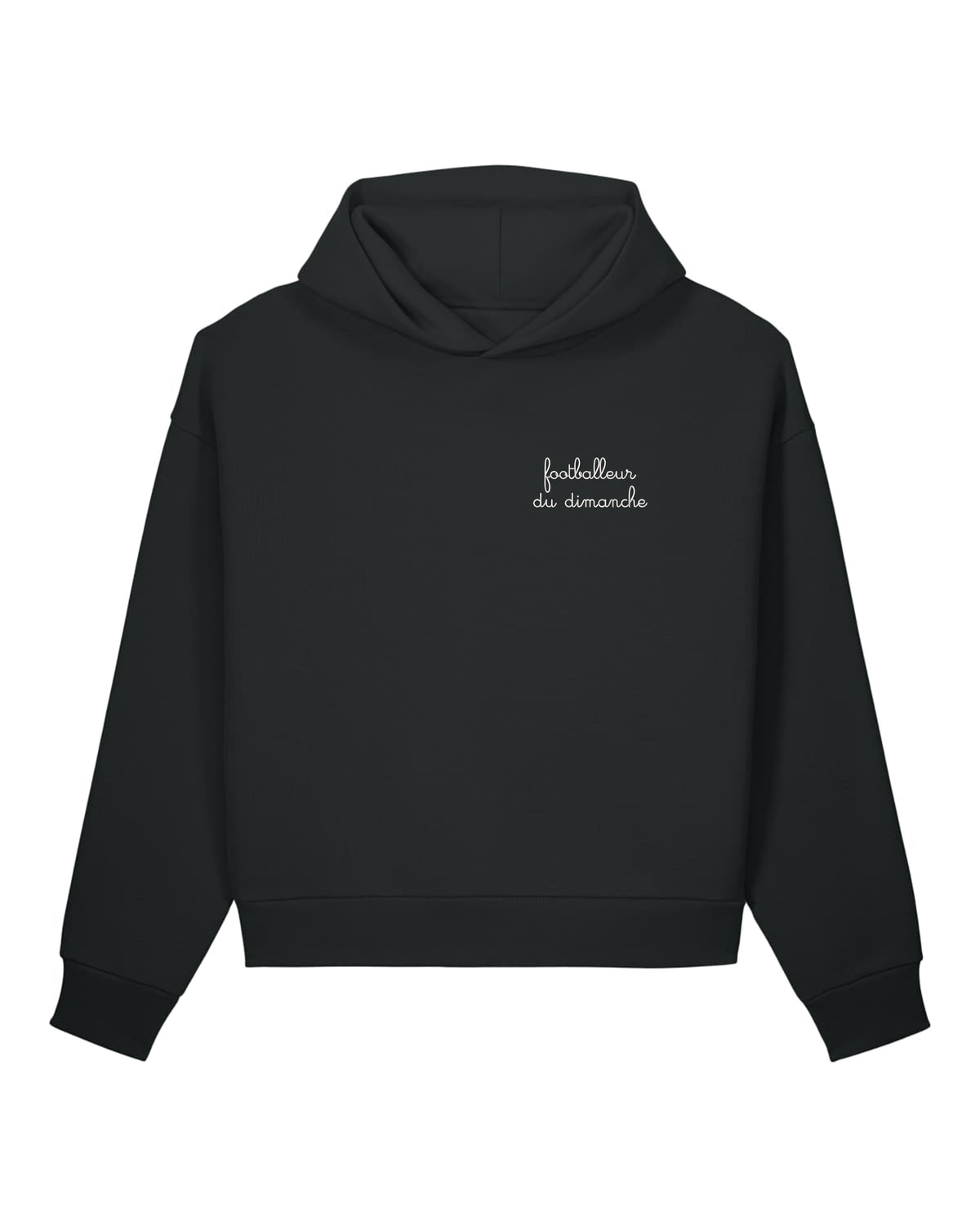 Sweat Capuche Footballeur du dimanche brodé