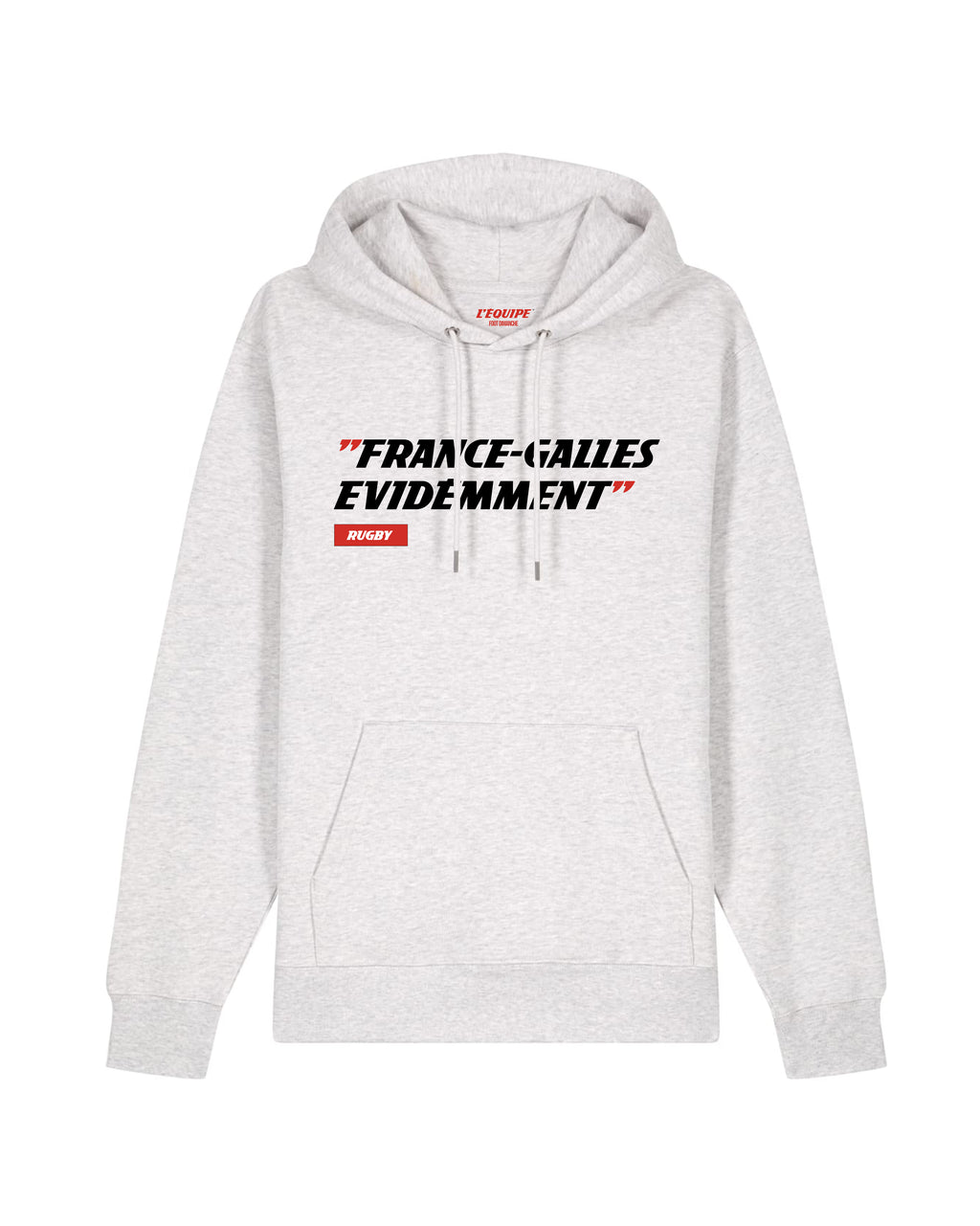Sweat Capuche France - Galles, Evidemment - L'Equipe x Foot Dimanche