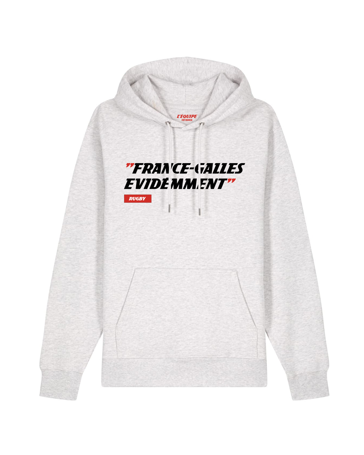 Sweat Capuche France - Galles, Evidemment - L'Equipe x Foot Dimanche