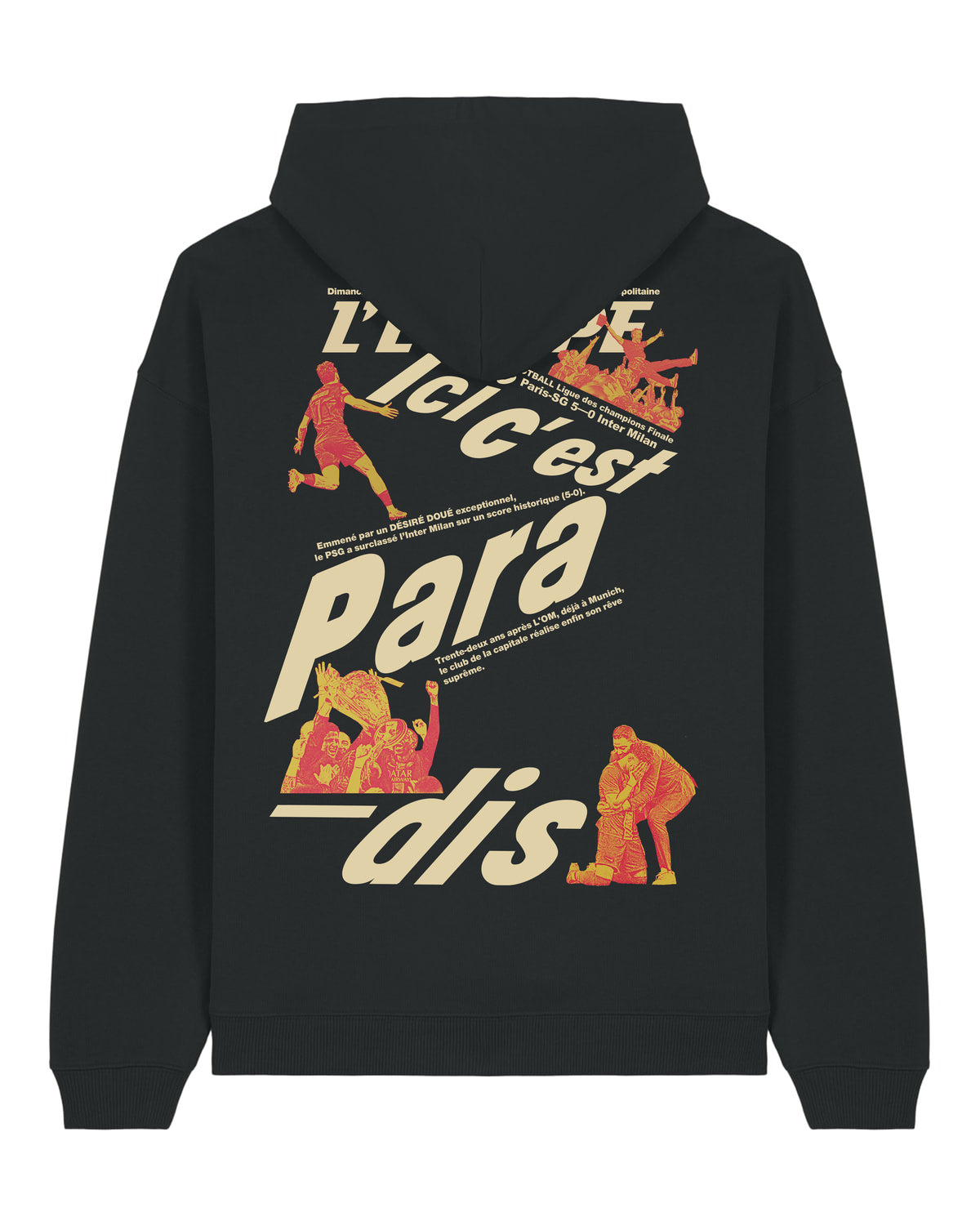 Sweat Capuche Ici c'est Paradis - L'Equipe x Foot Dimanche