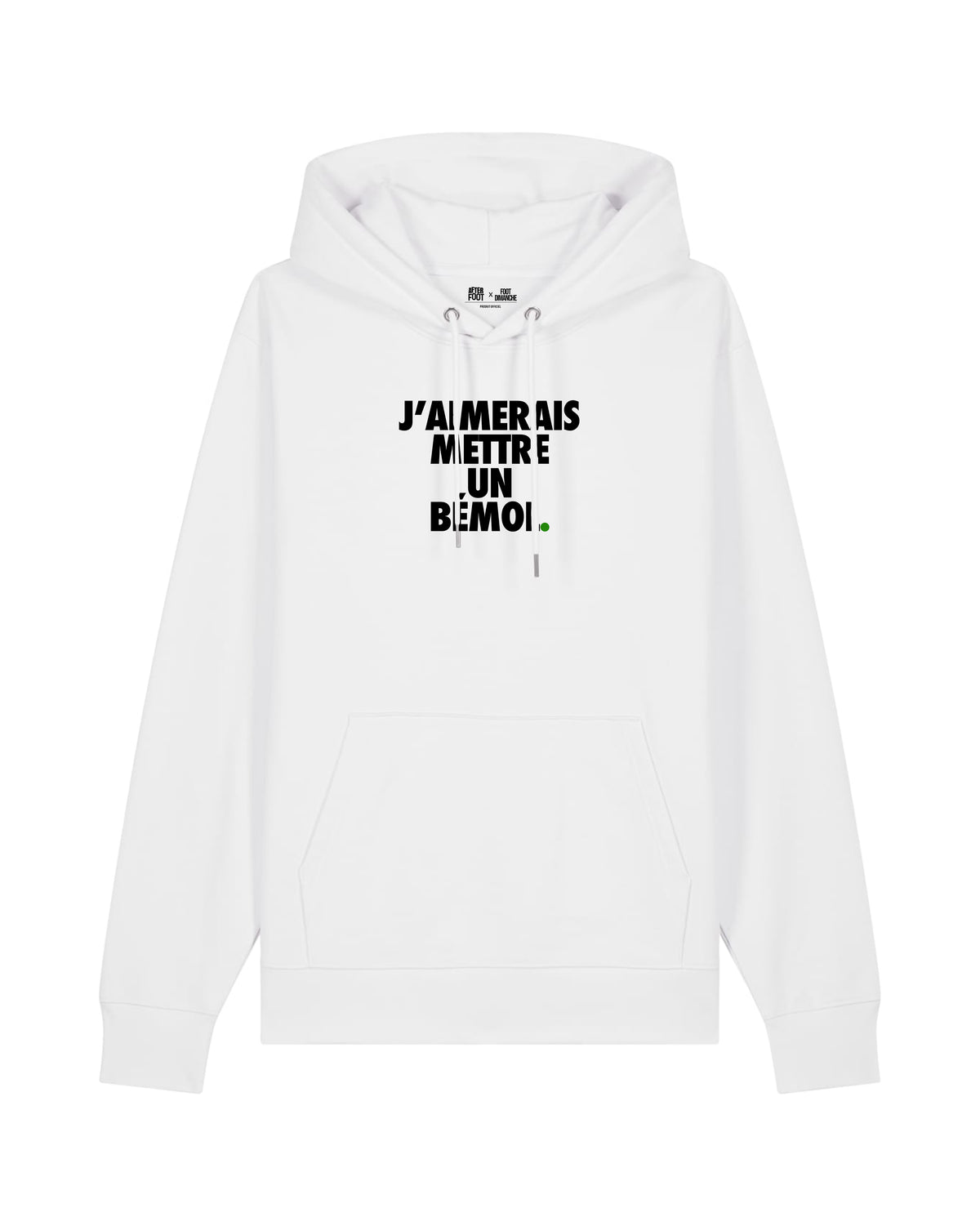 Sweat Capuche J'aimerais mettre un bémol - After Foot x Foot Dimanche