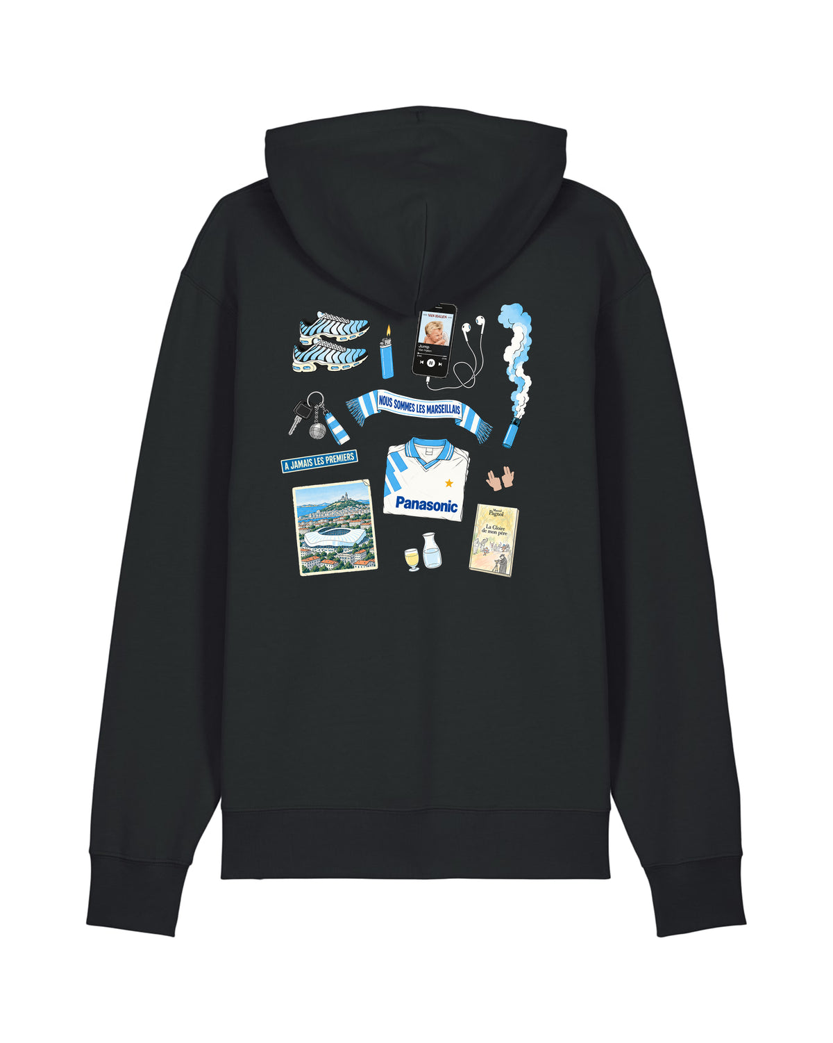 Sweat Capuche Kit Supporter Marseille
