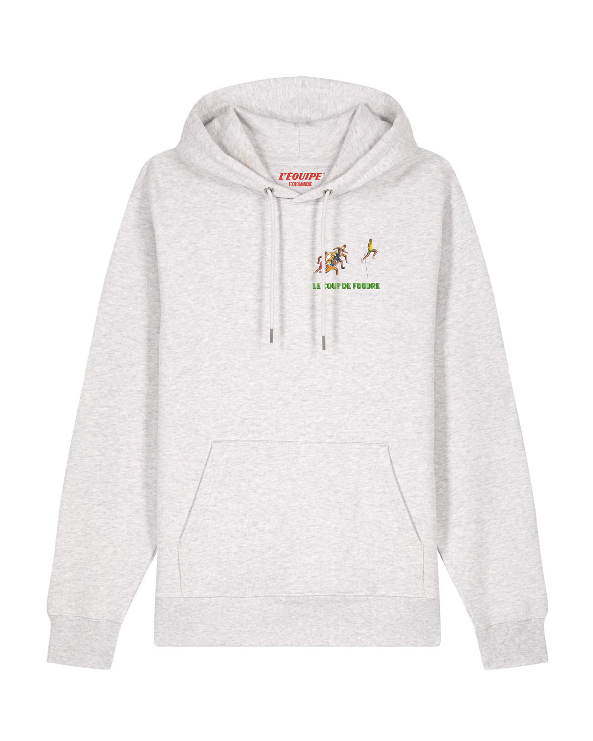 Sweat Capuche Le coup de foudre brodé - L'Equipe x Foot Dimanche