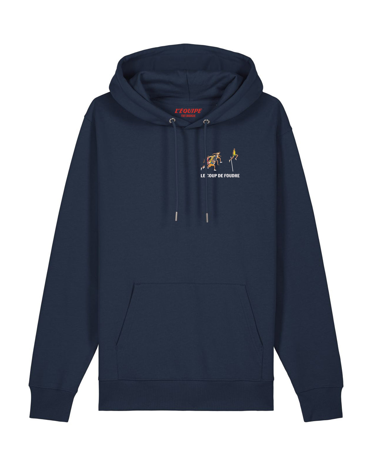 Sweat Capuche Le coup de foudre brodé - L'Equipe x Foot Dimanche