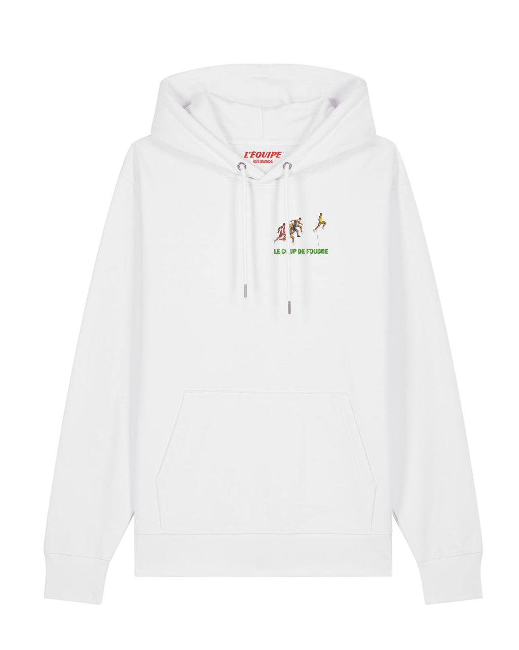 Sweat Capuche Le coup de foudre brodé - L'Equipe x Foot Dimanche