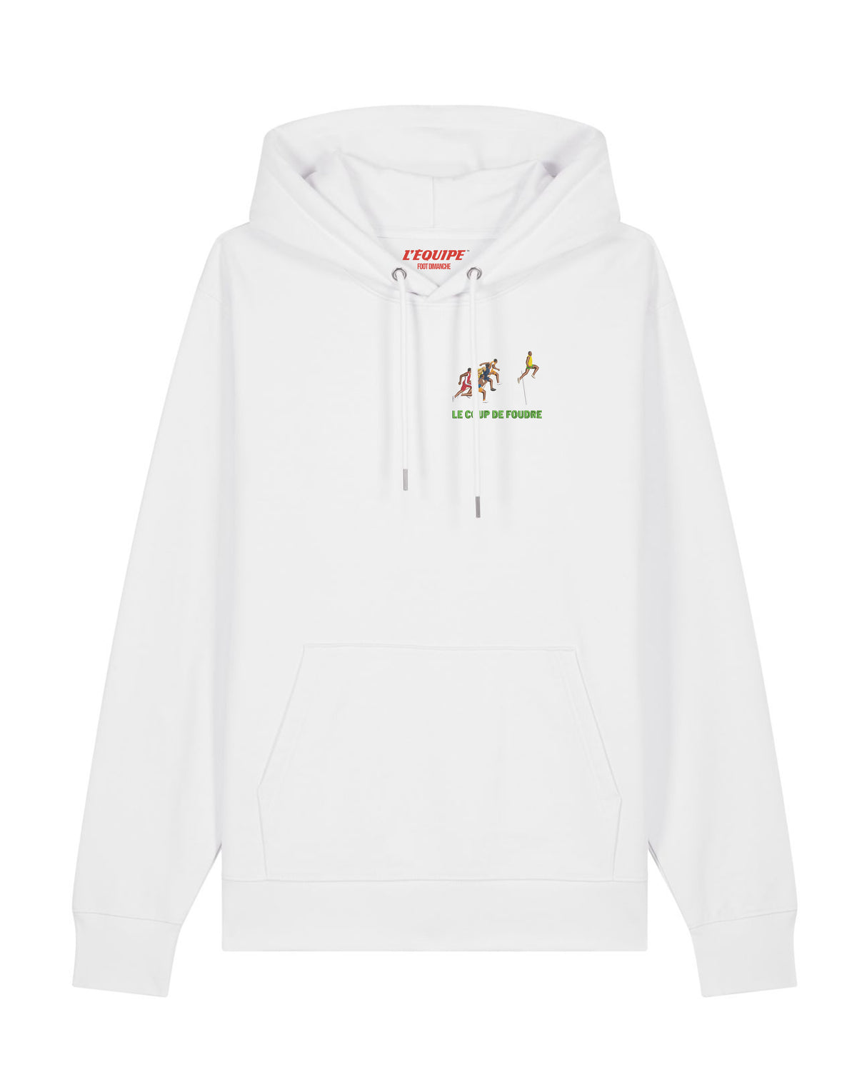 Sweat Capuche Le coup de foudre brodé - L'Equipe x Foot Dimanche