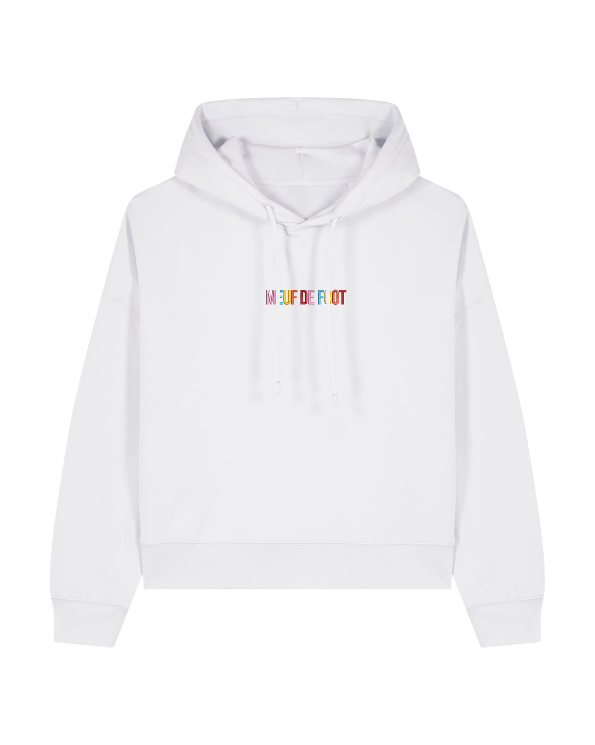 Sweat Capuche MEUF DE FOOT brodé
