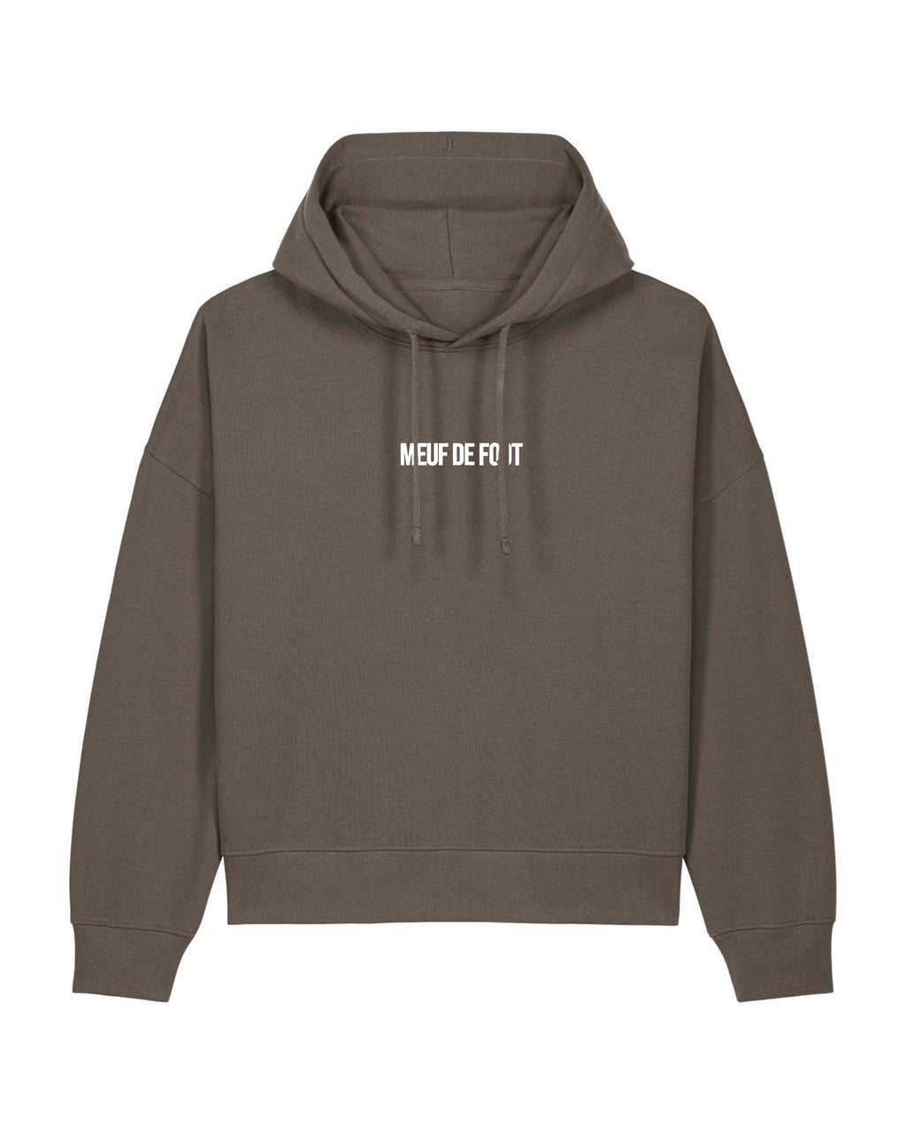Sweat Capuche MEUF DE FOOT brodé