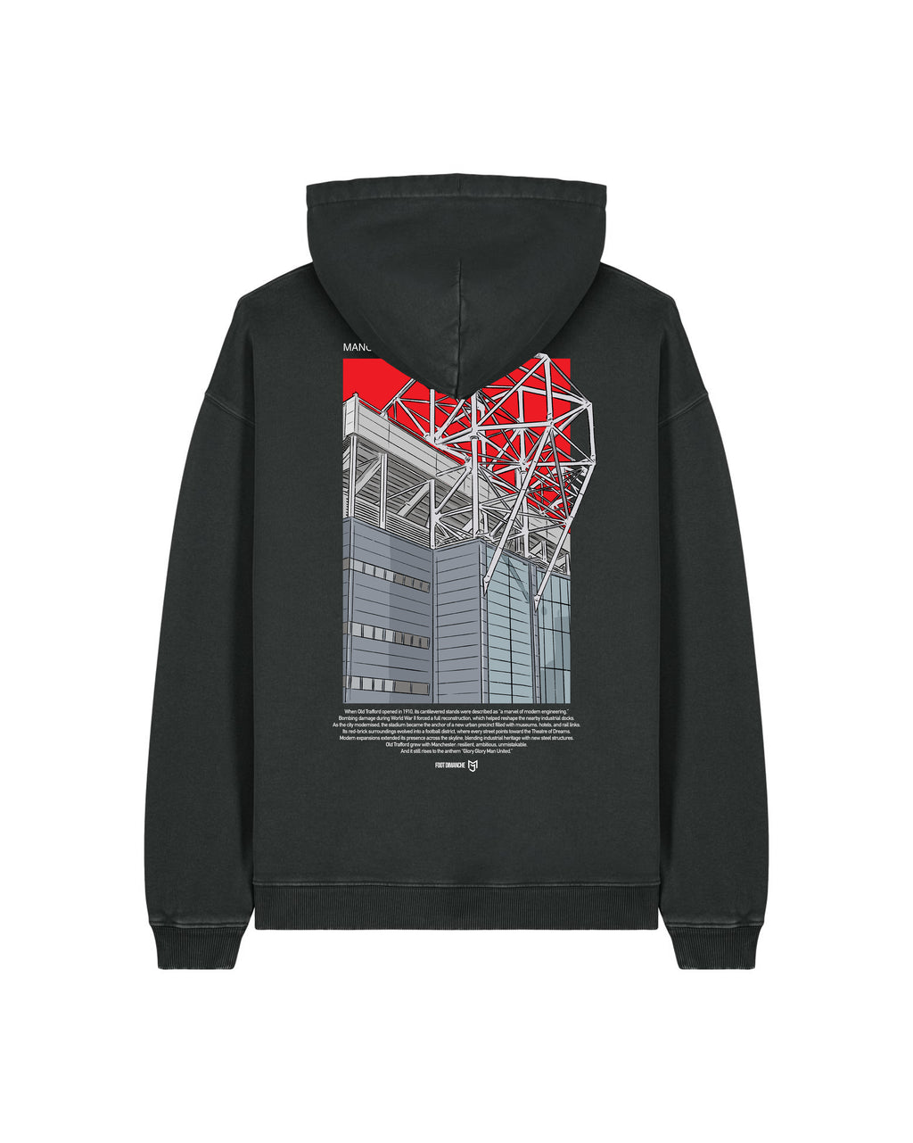 Sweat Capuche Manchester -  Foot Dimanche x Mark Johnson