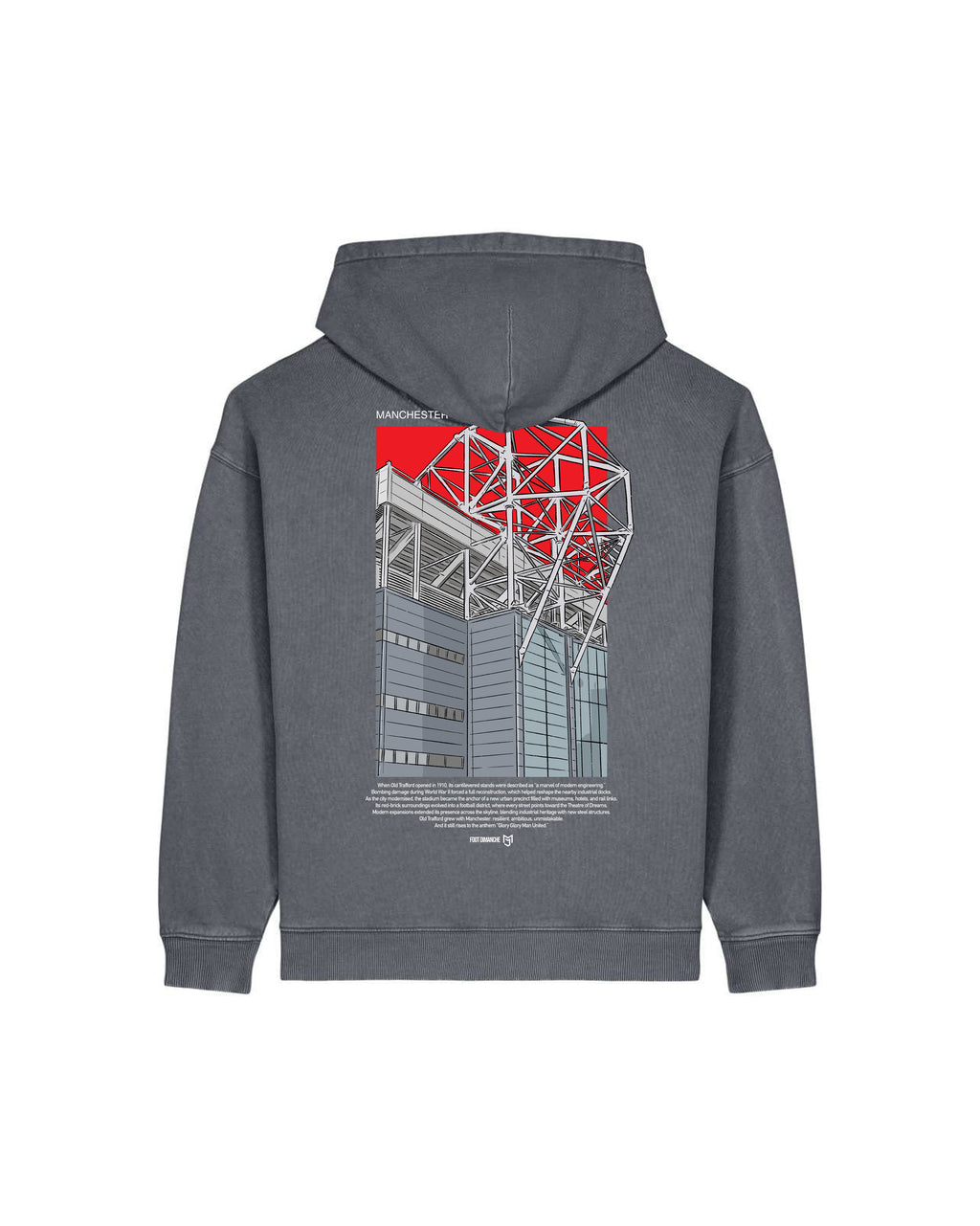 Sweat Capuche Manchester -  Foot Dimanche x Mark Johnson