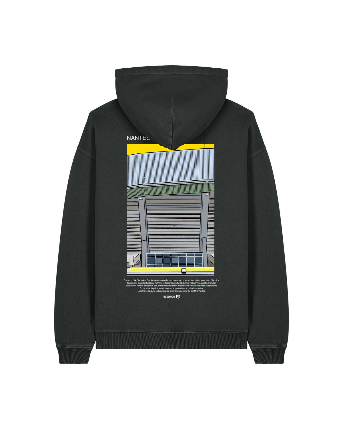 Sweat Capuche Nantes -  Foot Dimanche x Mark Johnson