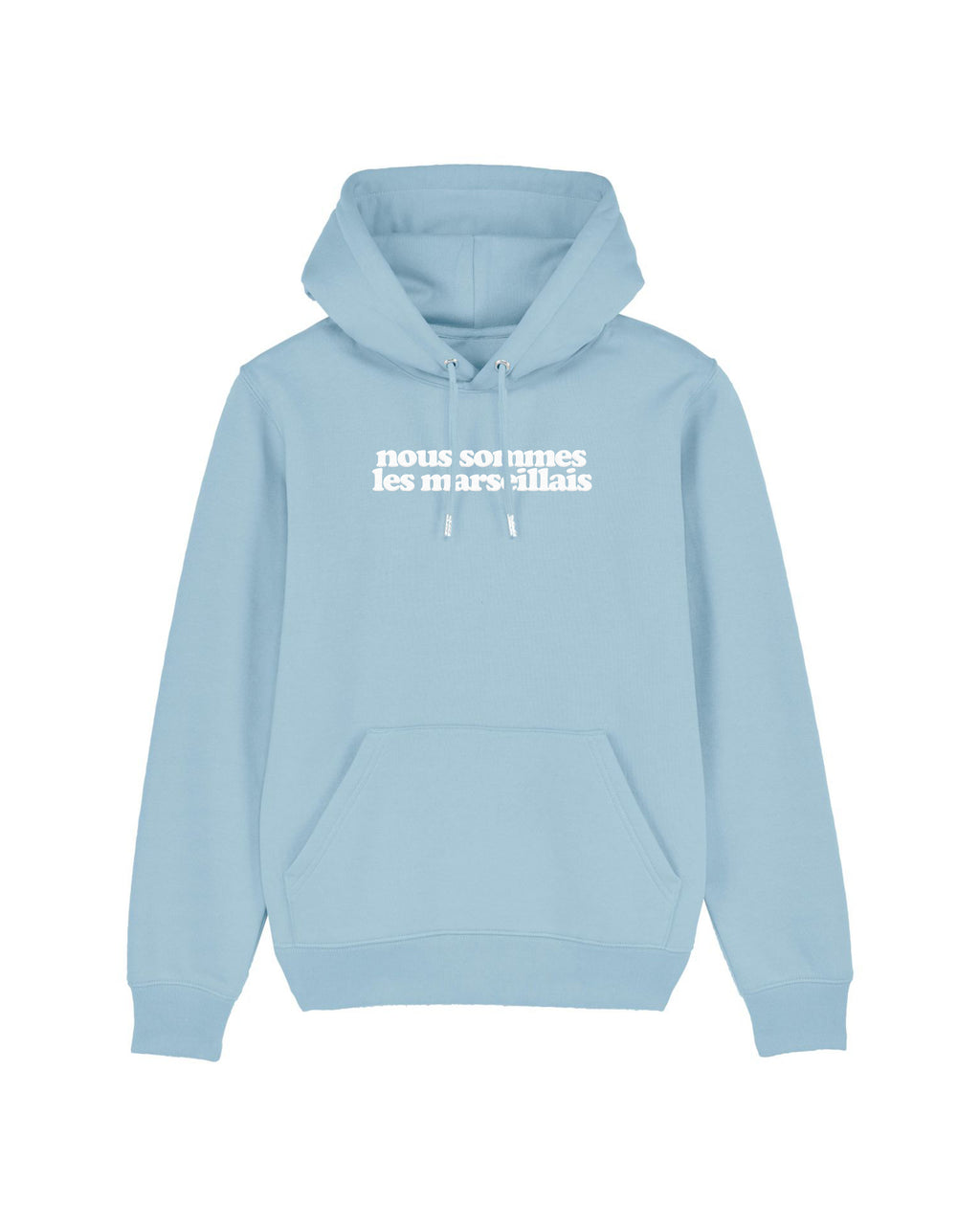 Sweat capuche Nous sommes les marseillais brodé