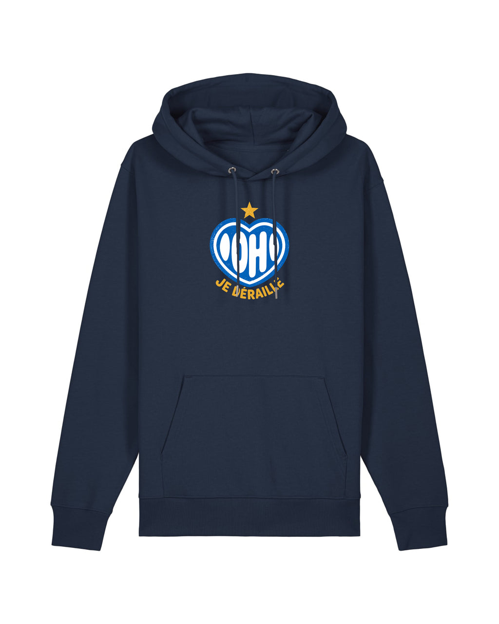 Sweat Capuche Oh je déraille - Cazarre x Foot Dimanche
