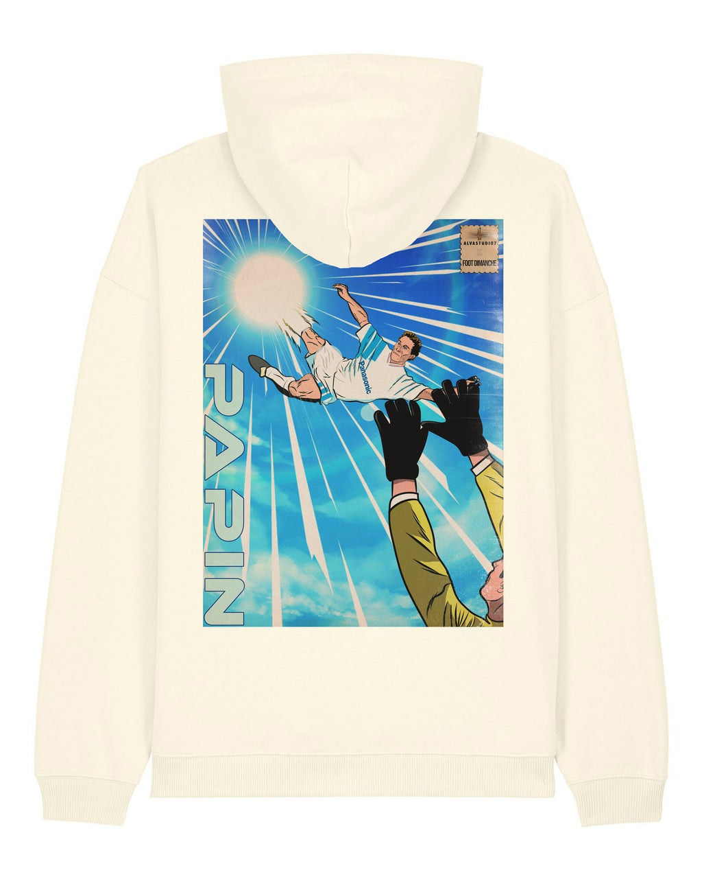 Sweat Capuche Papin - Foot Dimanche x Alvastudio7