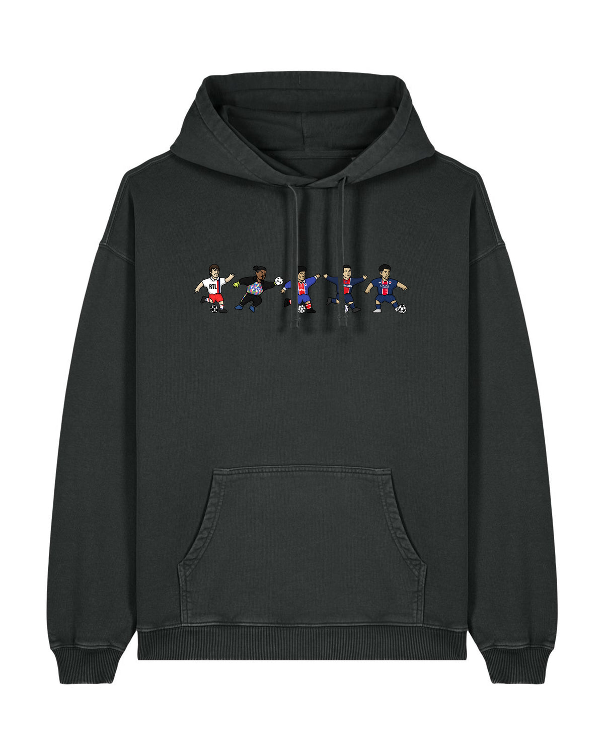 Sweat Capuche Paris - Foot Dimanche x Clément Striano