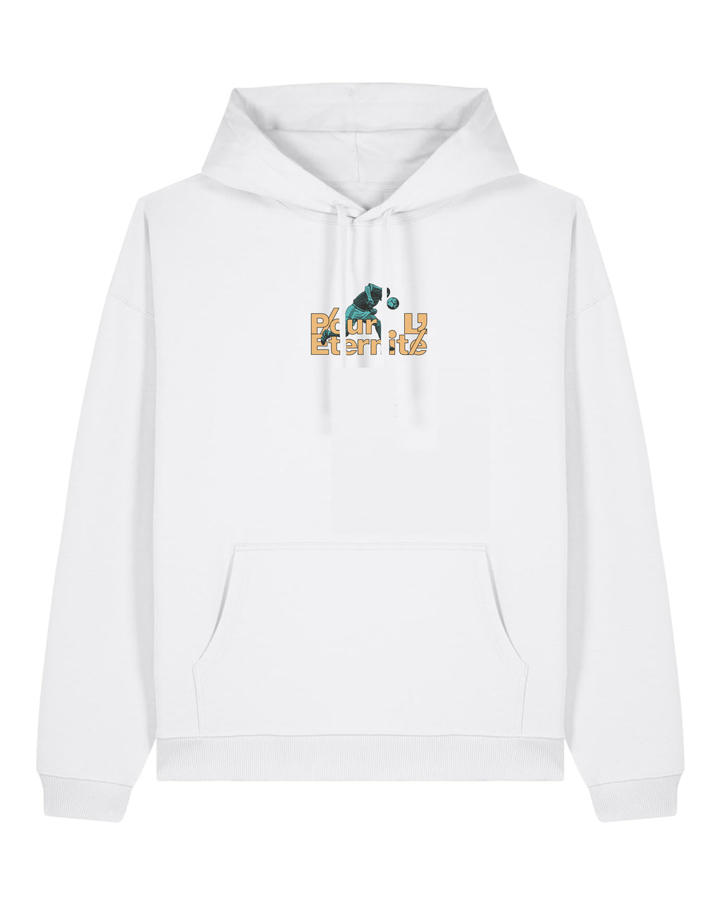 Sweat Capuche Pour l'éternité - L'Equipe x Foot Dimanche - version bleue