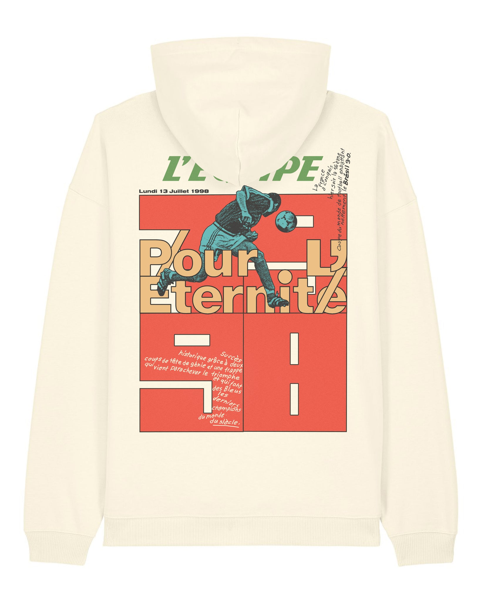 Sweat Capuche Pour l'éternité - L'Equipe x Foot Dimanche