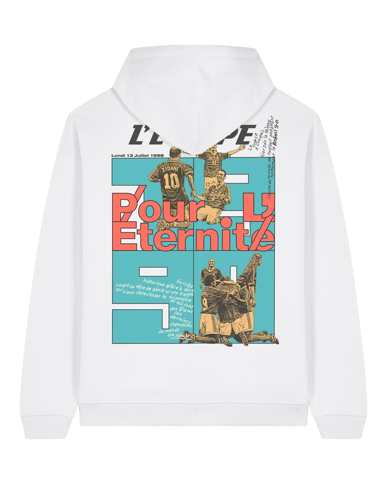 Sweat Capuche Pour l'éternité - L'Equipe x Foot Dimanche