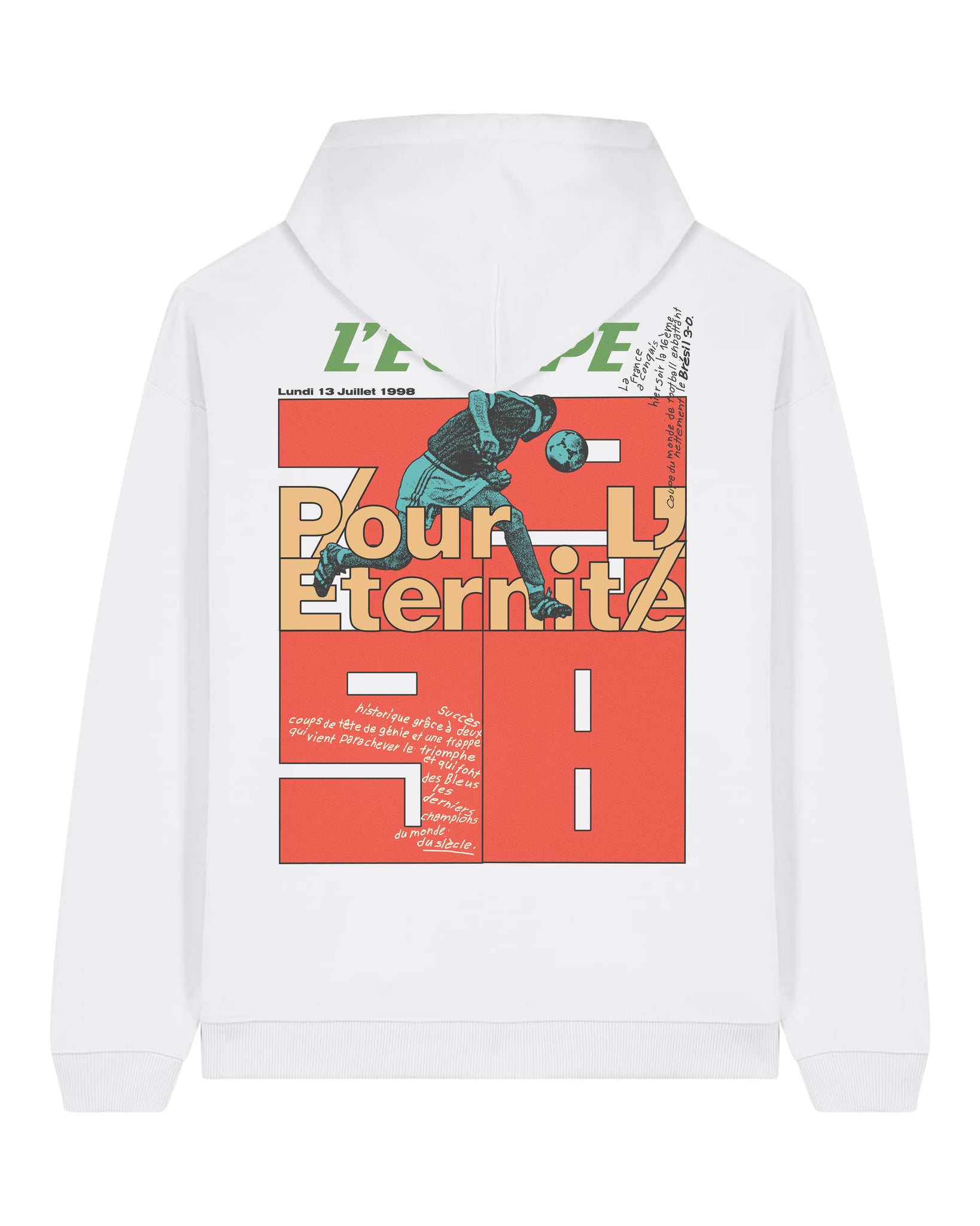 Sweat Capuche Pour l'éternité - L'Equipe x Foot Dimanche