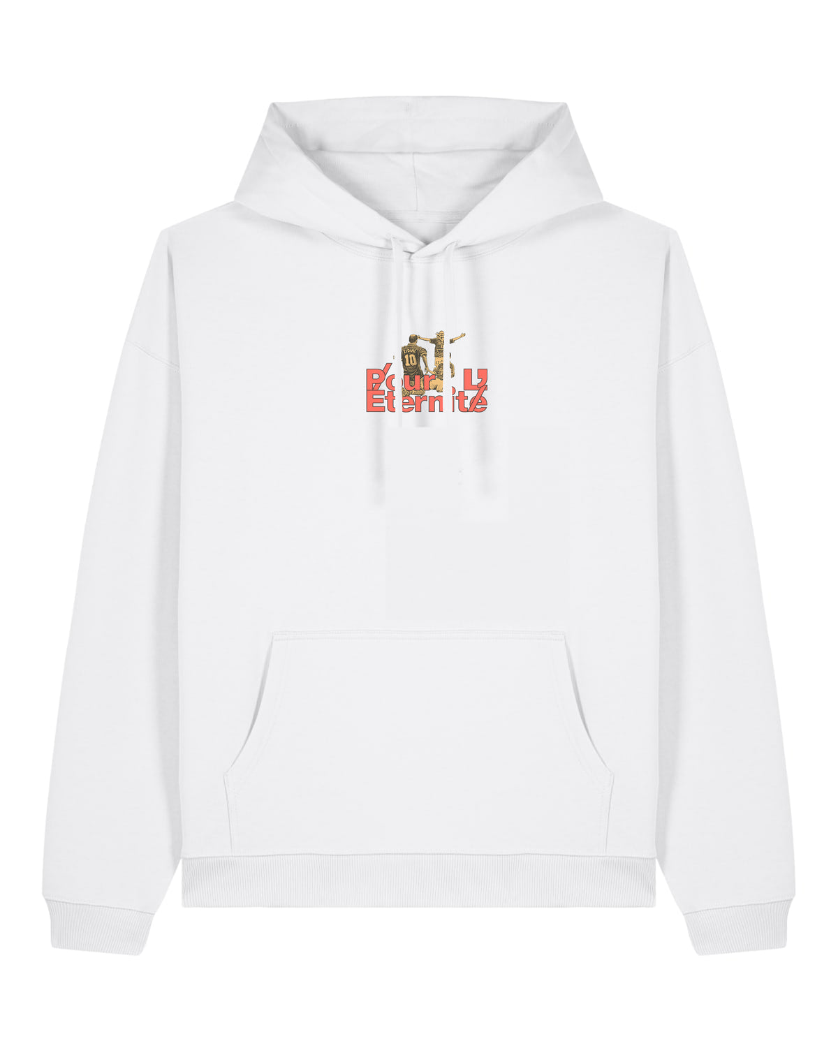 Sweat Capuche Pour l'éternité - L'Equipe x Foot Dimanche- version rouge