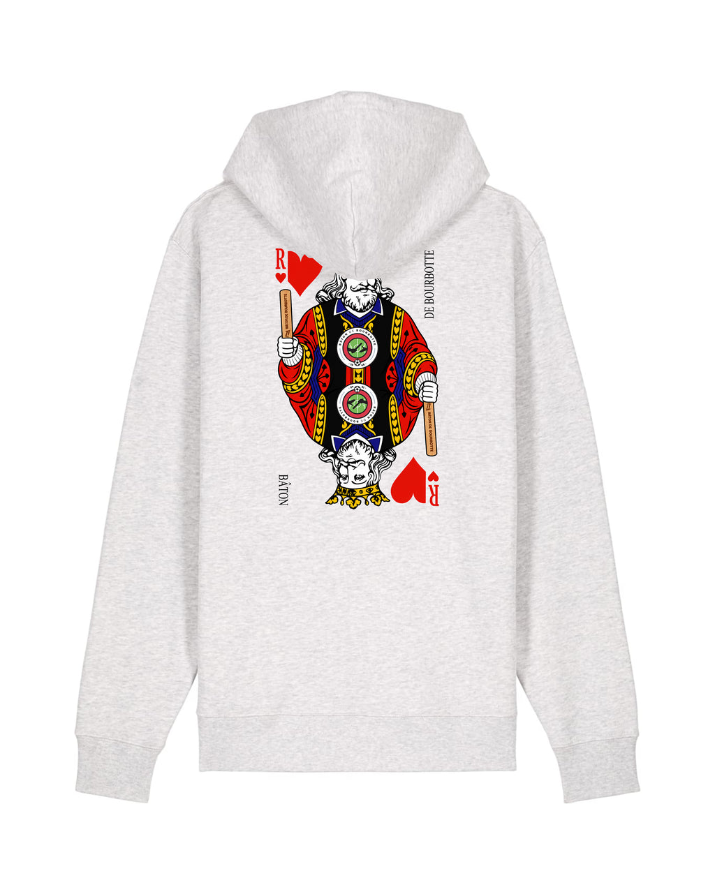 Sweat Capuche Roi Batôn de Bourbotte