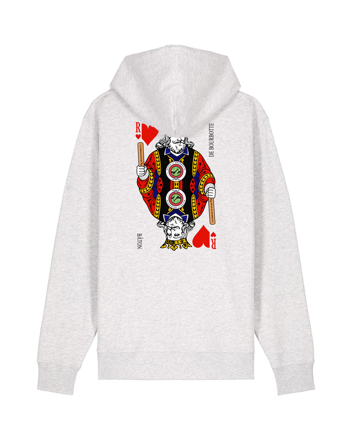 Sweat Capuche Roi Batôn de Bourbotte