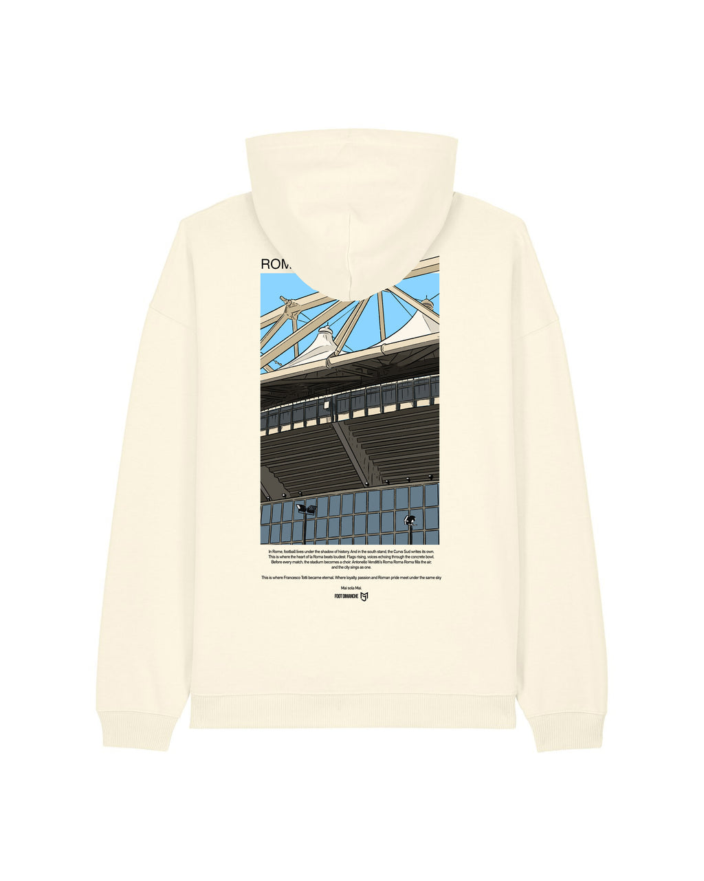 Sweat Capuche Roma -  Foot Dimanche x Mark Johnson
