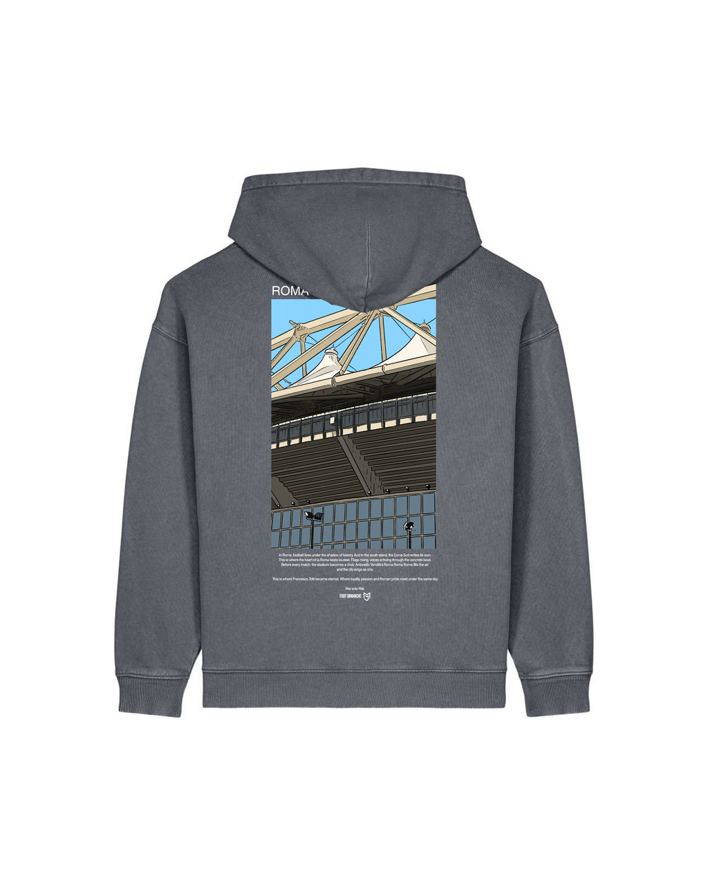 Sweat Capuche Roma -  Foot Dimanche x Mark Johnson