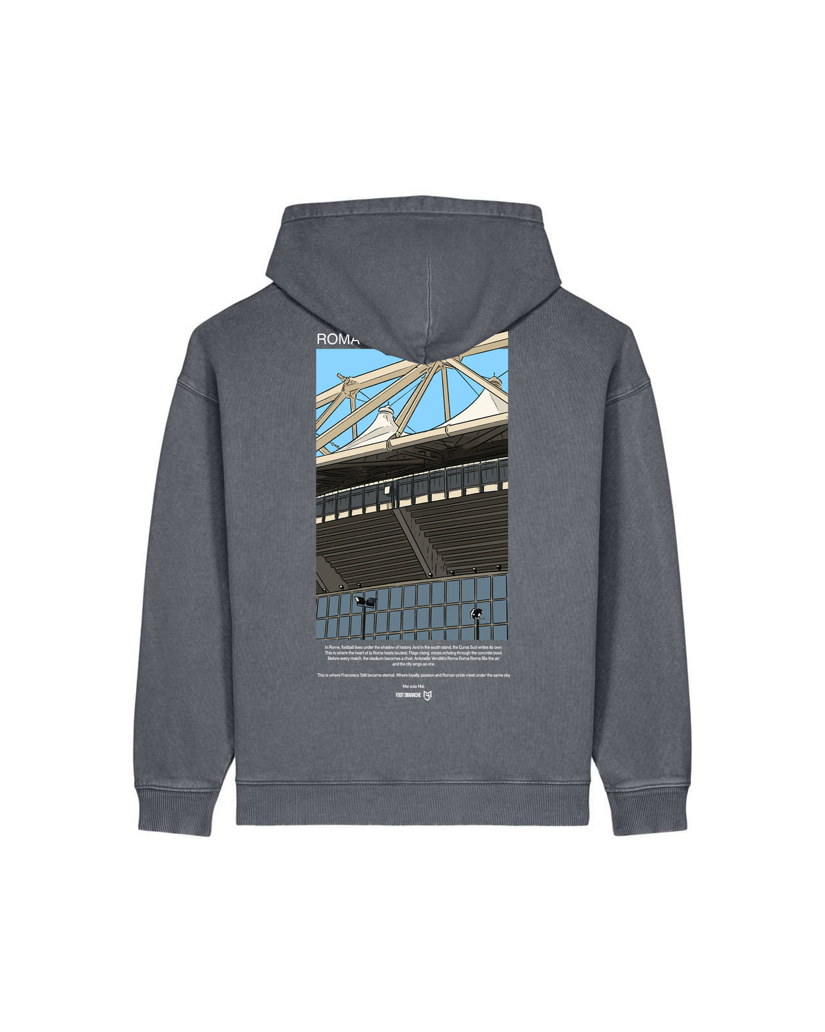 Sweat Capuche Roma -  Foot Dimanche x Mark Johnson