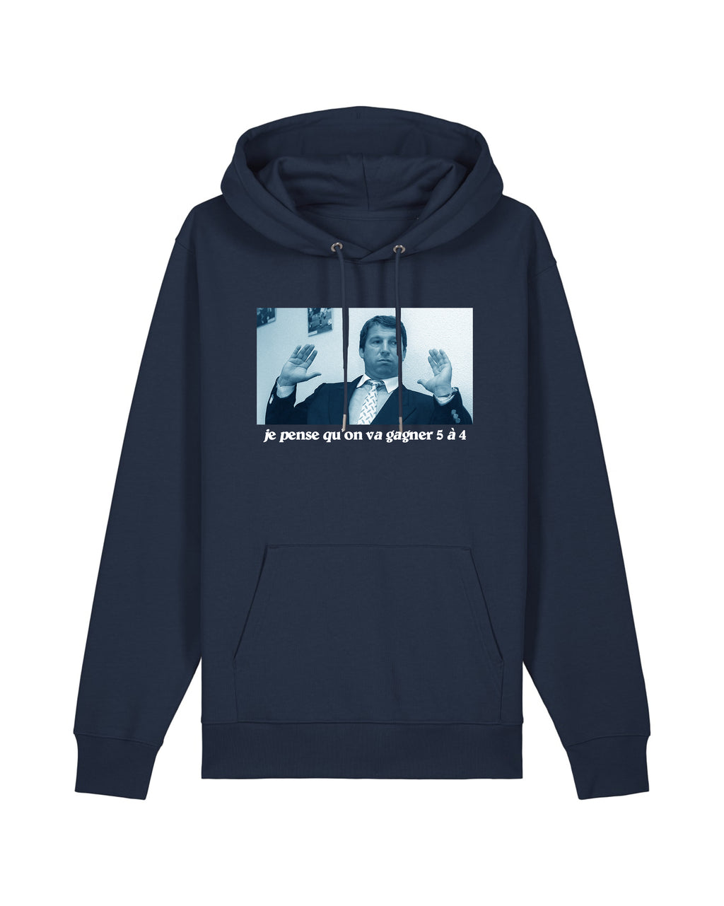 Sweat Capuche on va gagner 5 à 4 - Coach Courbis
