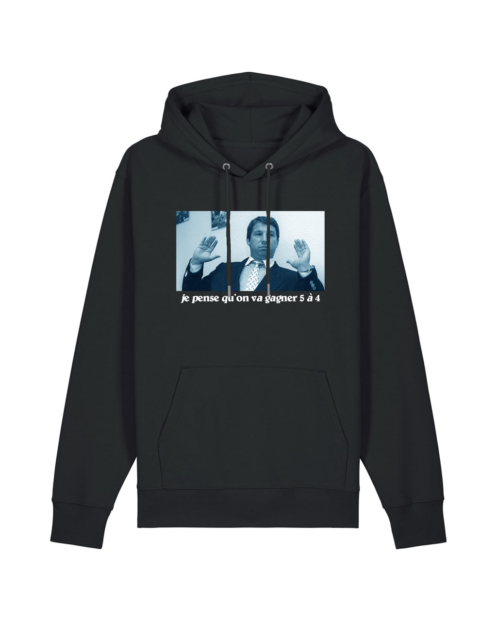 Sweat Capuche on va gagner 5 à 4 - Coach Courbis
