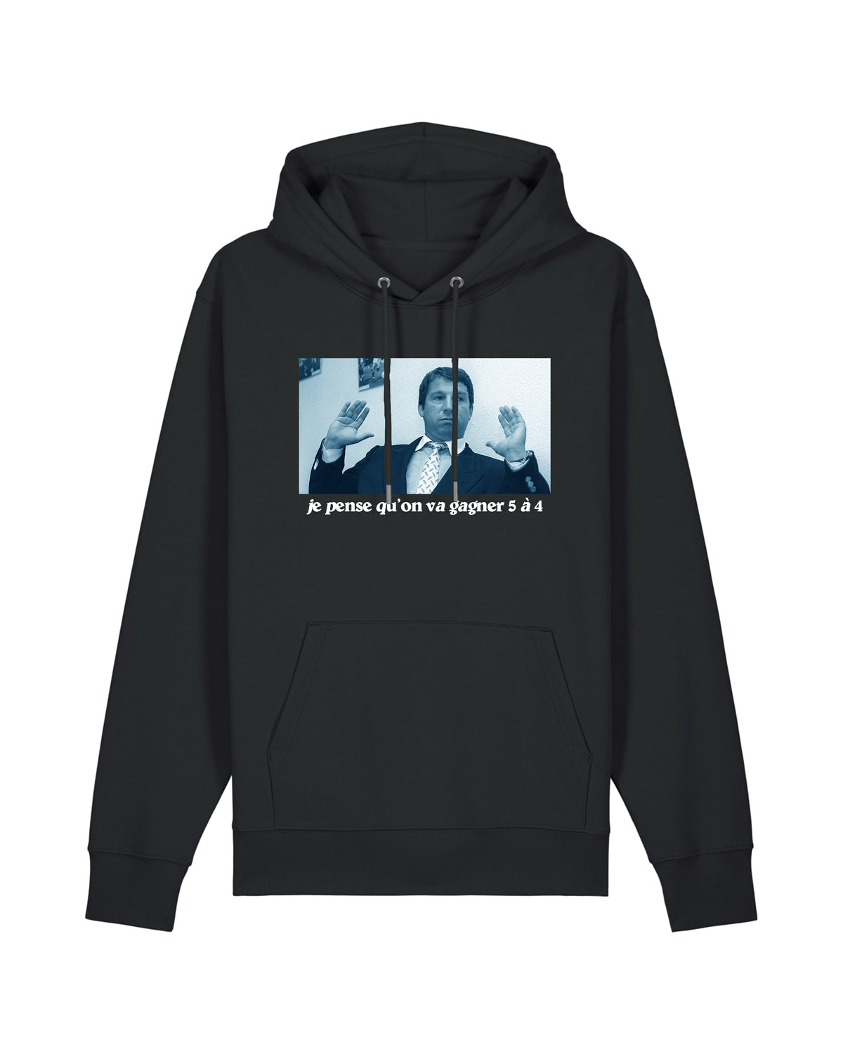 Sweat Capuche on va gagner 5 à 4 - Coach Courbis