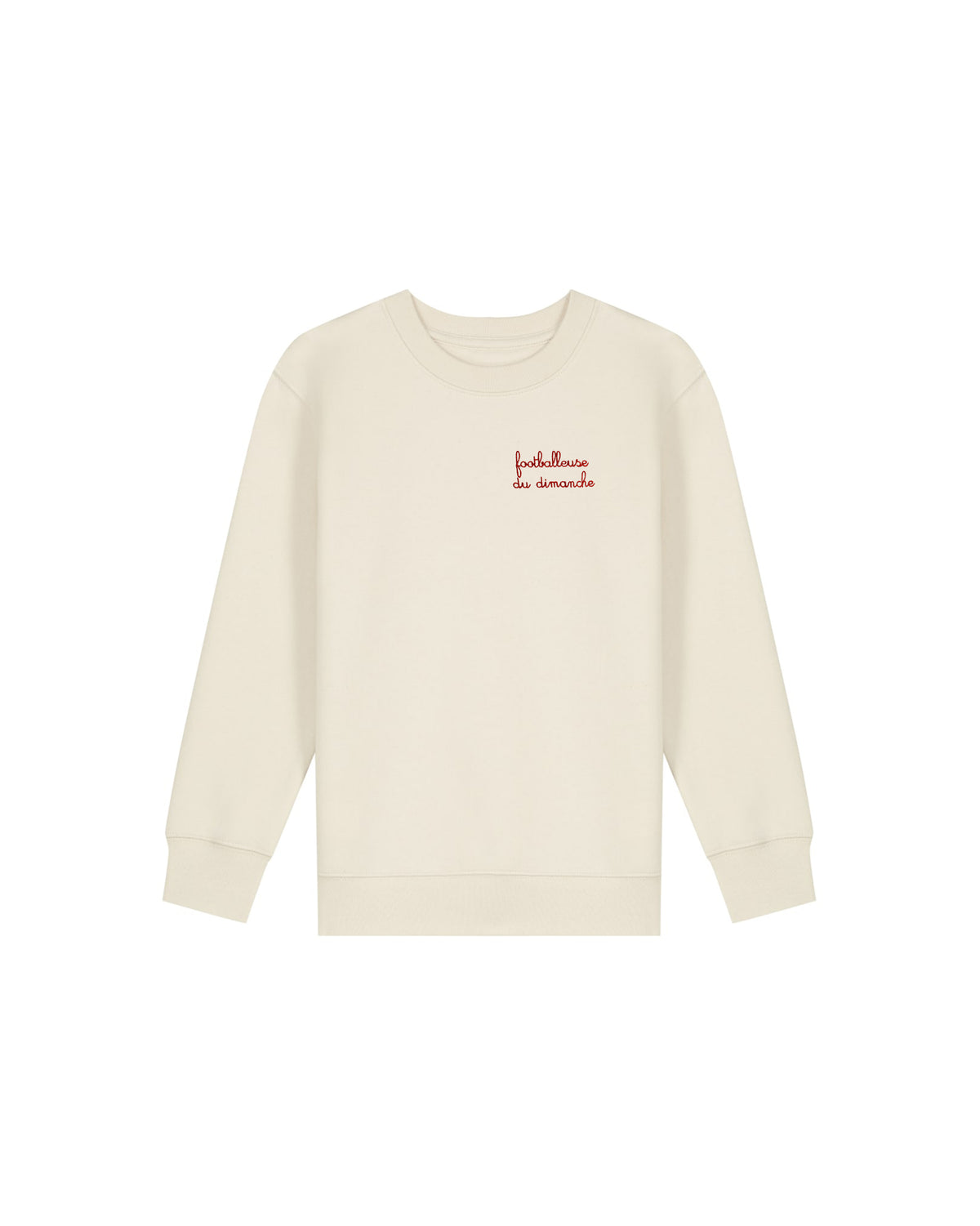 Sweat Enfant Footballeuse du dimanche brodé