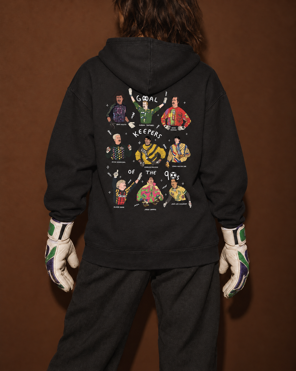 Sweat Capuche Goalkeepers of the 90's brodé