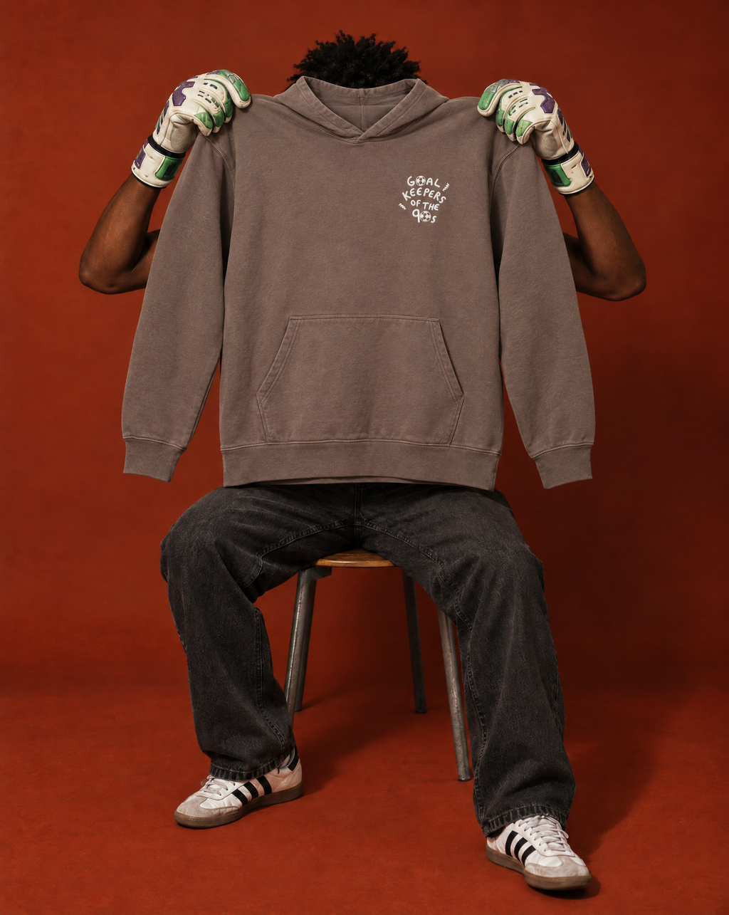 Sweat Capuche Goalkeepers of the 90's brodé