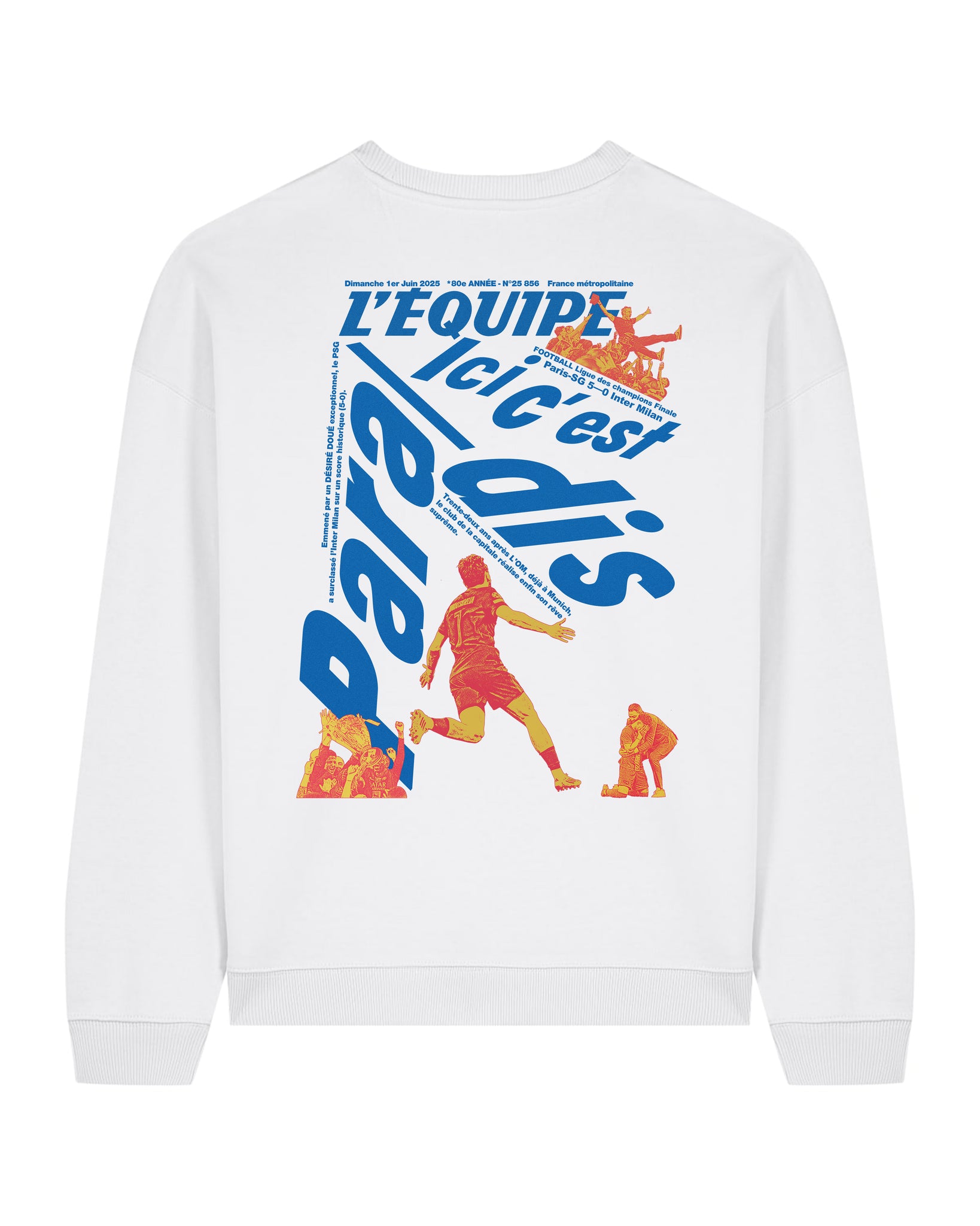 Sweat Ici c'est Paradis - L'Equipe x Foot Dimanche