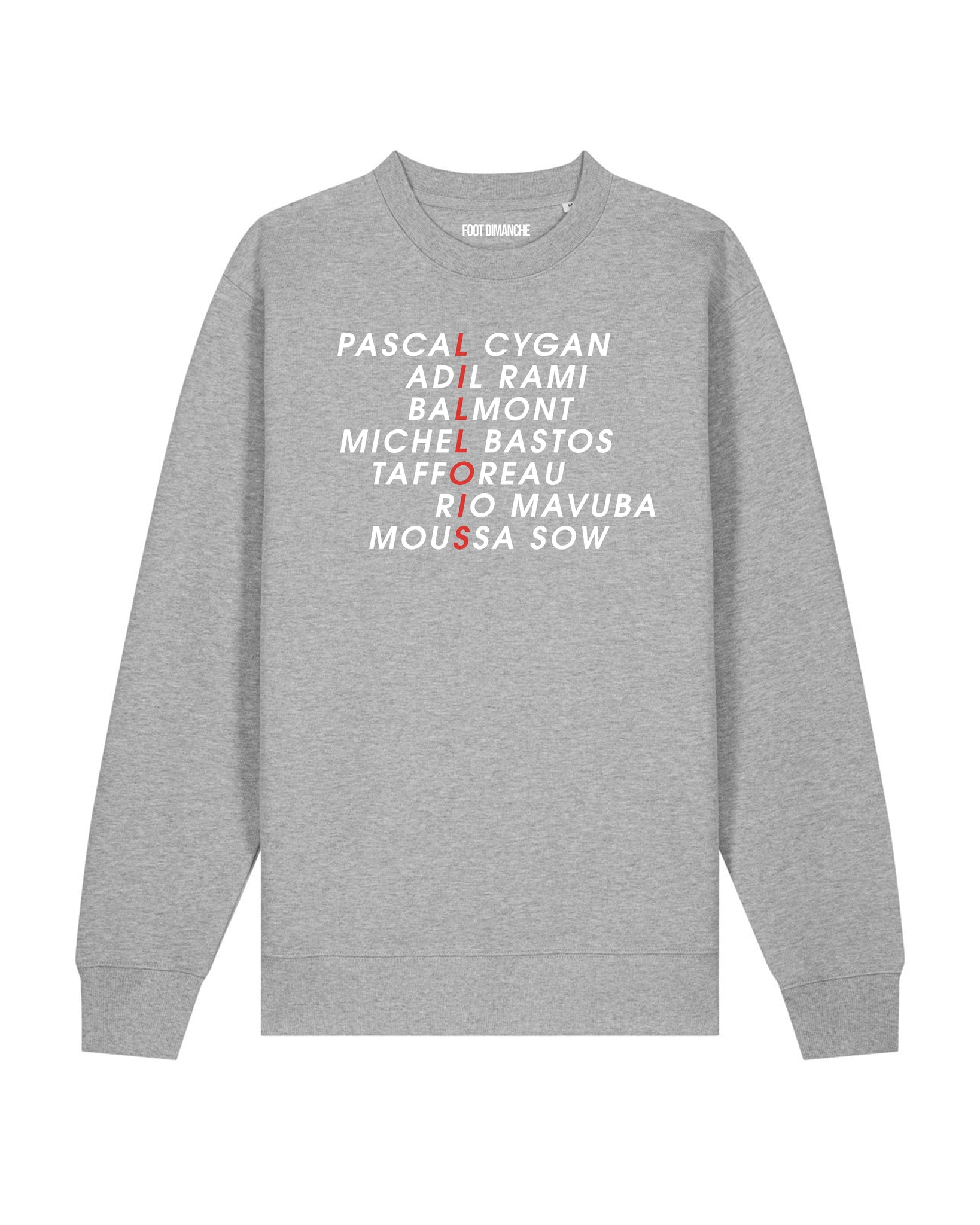 Sweat LOSC Légendes - Lille - Foot Dimanche