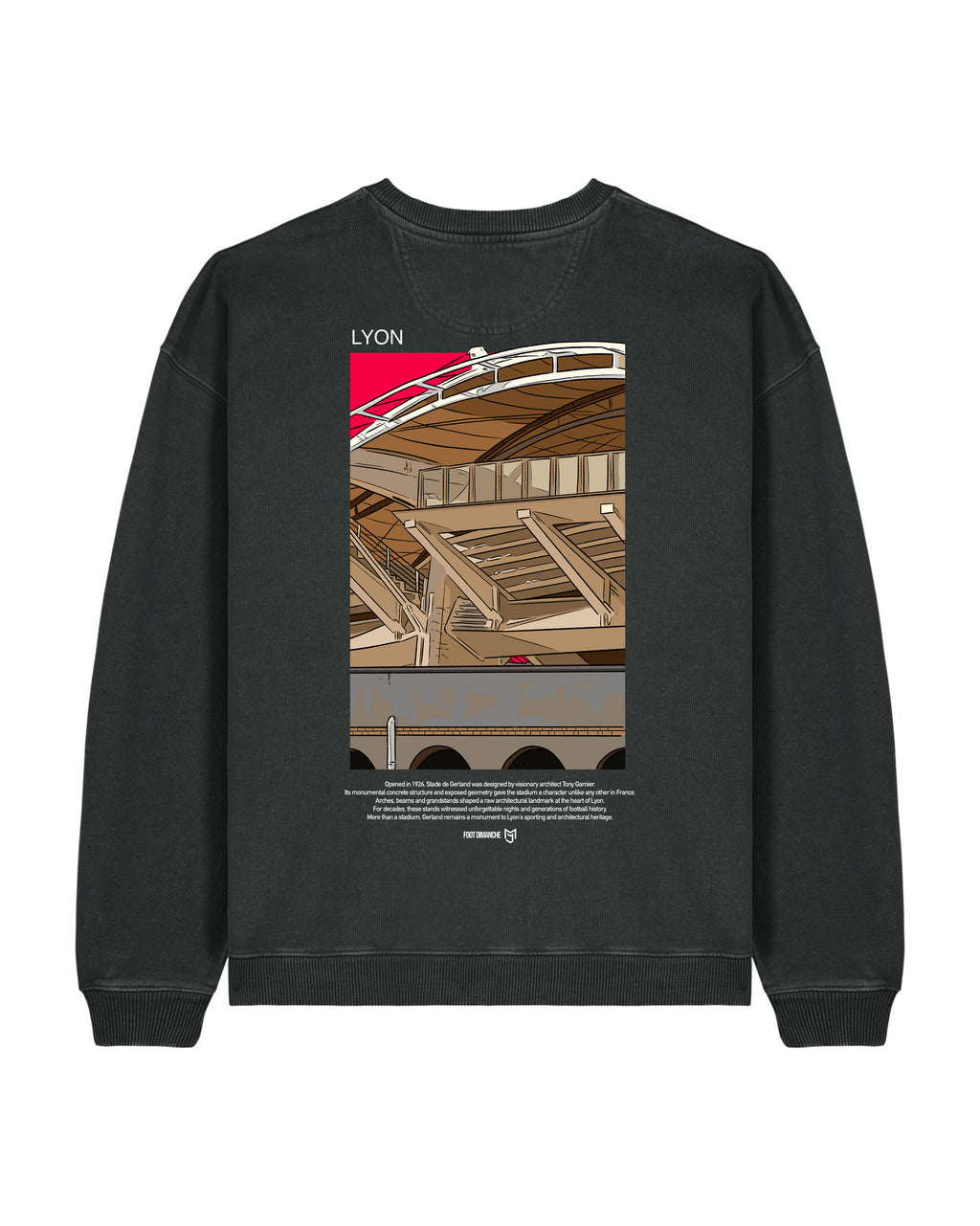 Sweat Lyon - Foot Dimanche x Mark Johnson