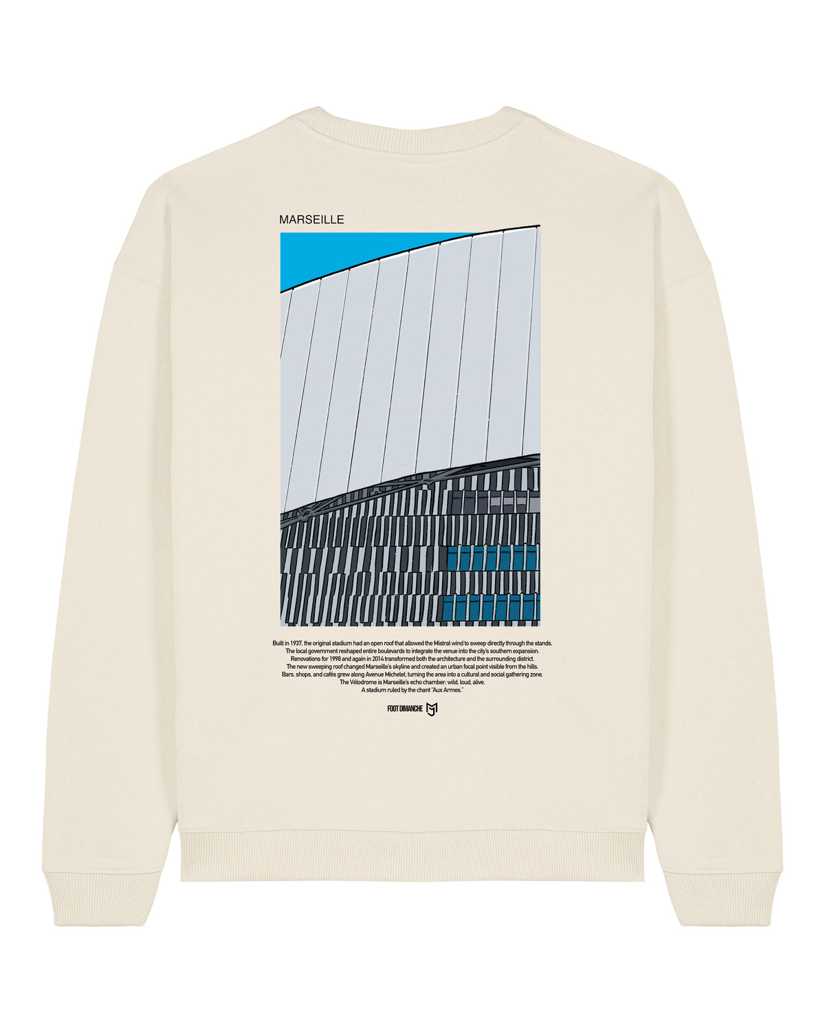 Sweat Marseille - Foot Dimanche x Mark Johnson