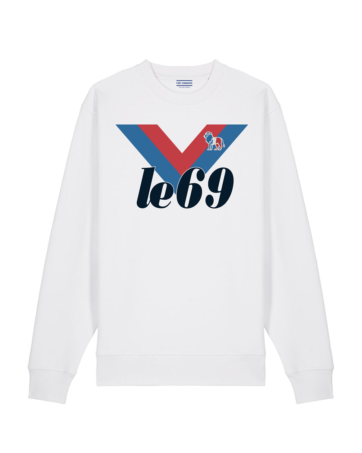 Sweat Olympique Lyon le 69 rétro - Foot Dimanche