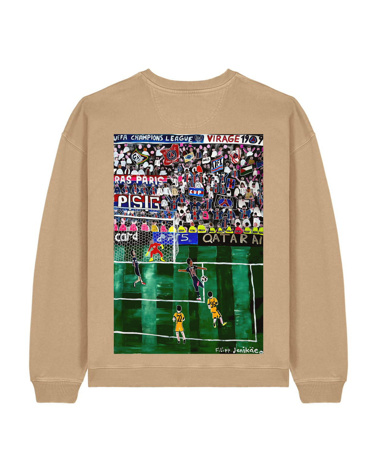 Sweat Parisien et Champion - Jenikäe x Foot Dimanche