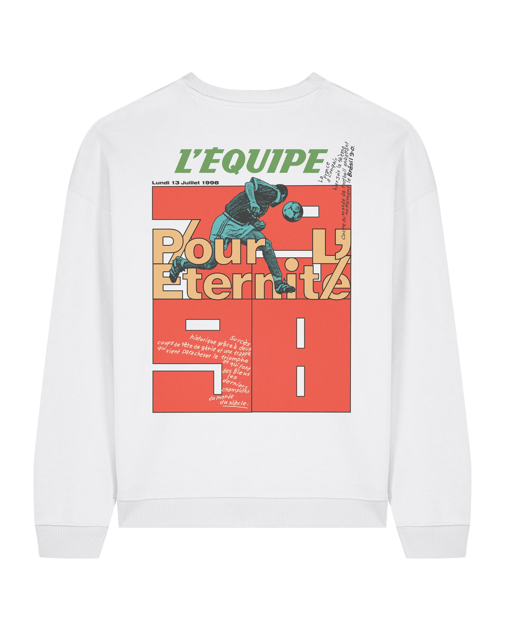 Sweat Pour l'éternité - L'Equipe x Foot Dimanche