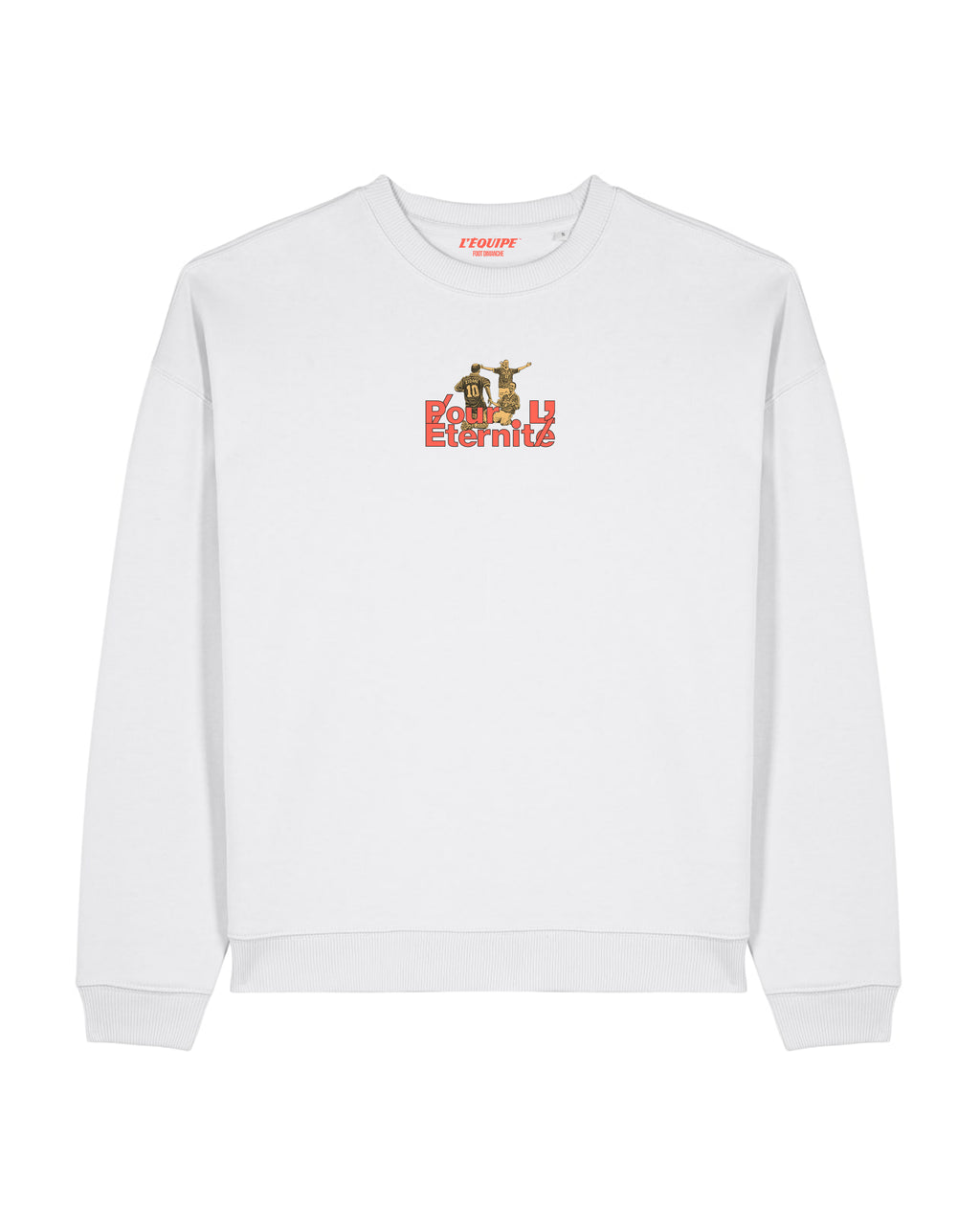 Sweat Pour l'éternité - L'Equipe x Foot Dimanche - version rouge