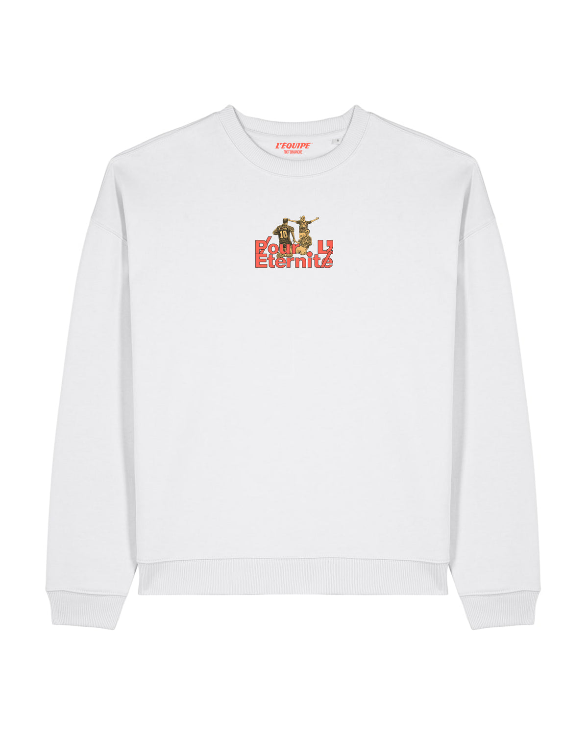 Sweat Pour l'éternité - L'Equipe x Foot Dimanche - version rouge