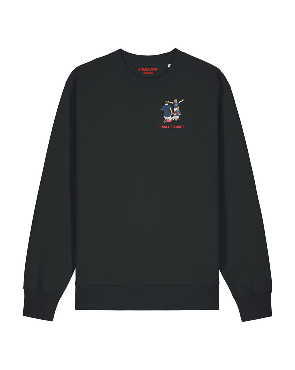 Sweat Pour l'éternité brodé - L'Equipe x Foot Dimanche