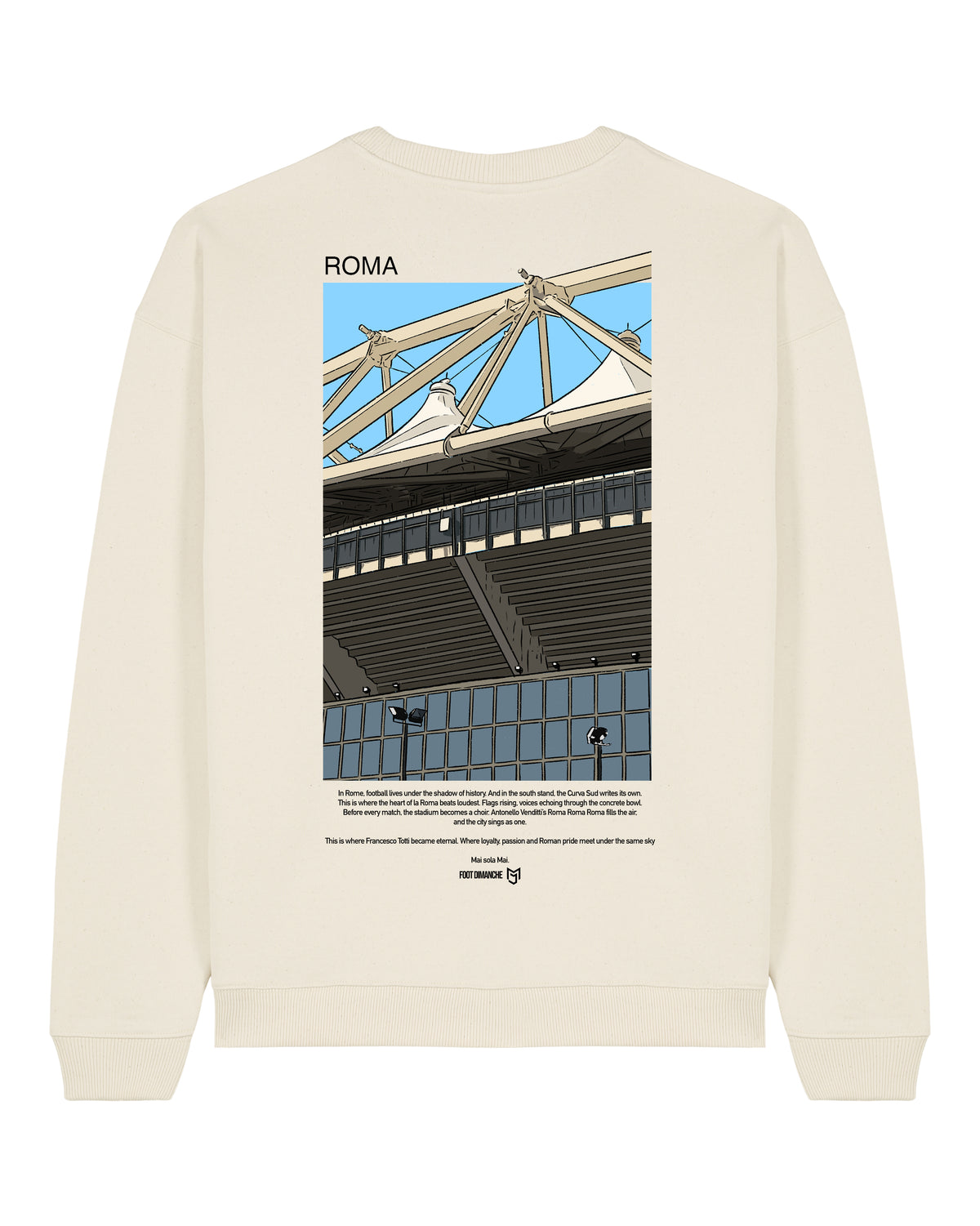 Sweat Roma - Foot Dimanche x Mark Johnson