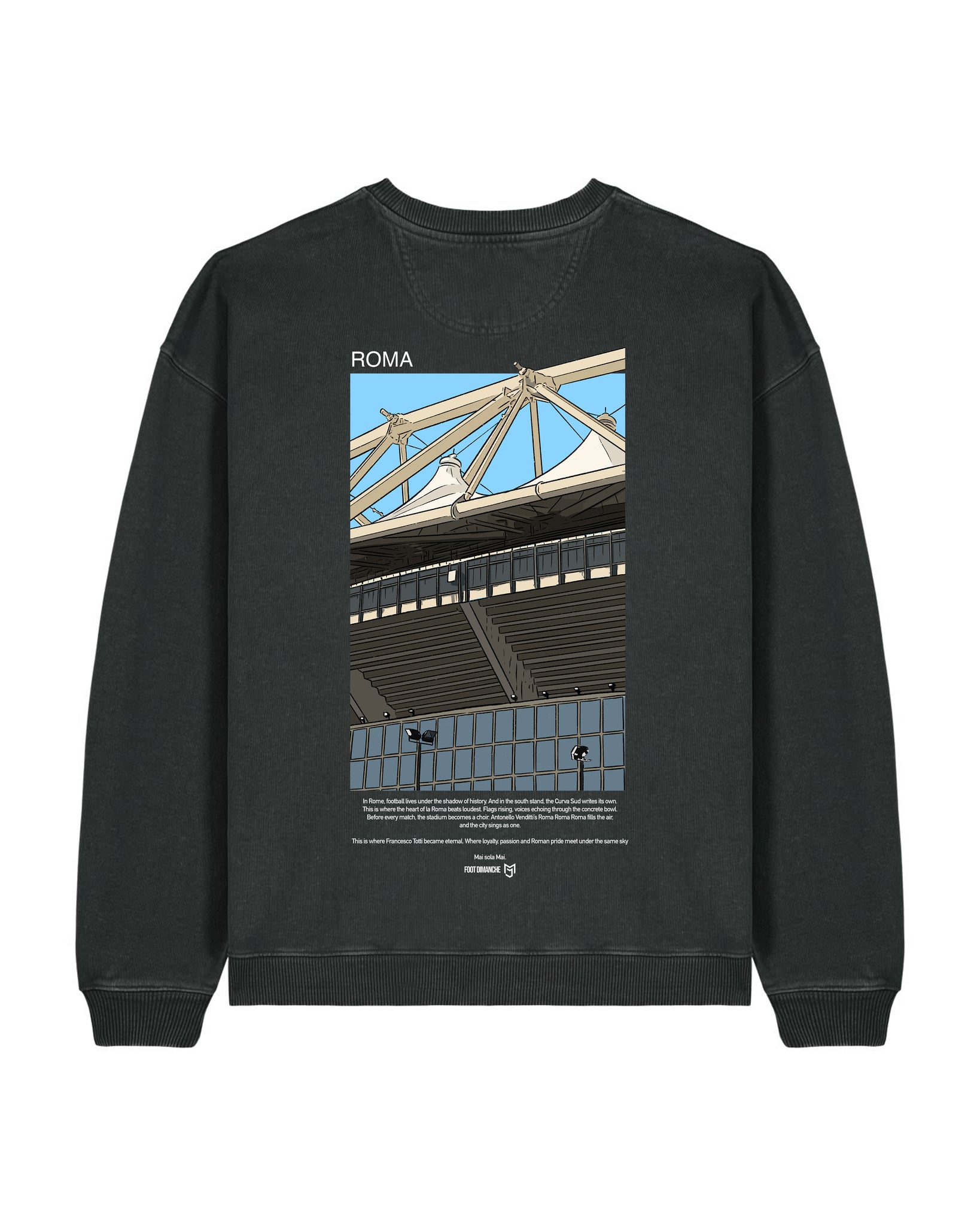ASローマのスウェットシャツTシャツ-フットサンデー – Foot Dimanche