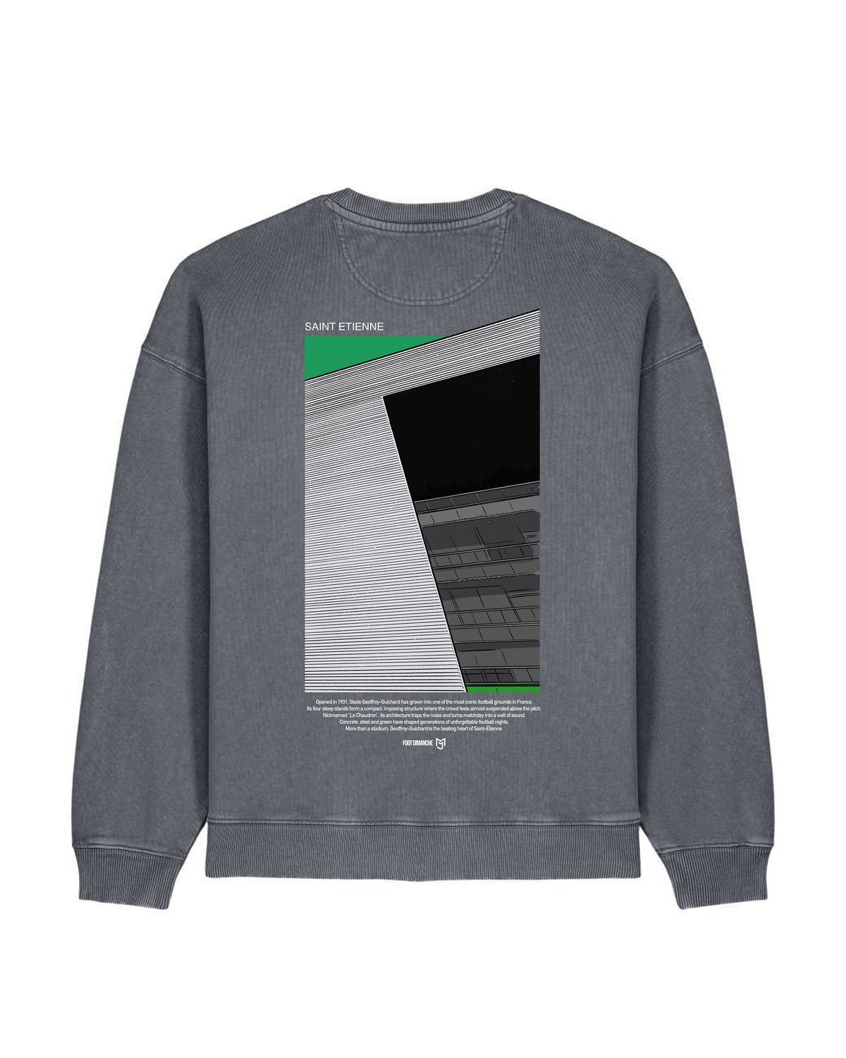Sweat Saint-Etienne - Foot Dimanche x Mark Johnson