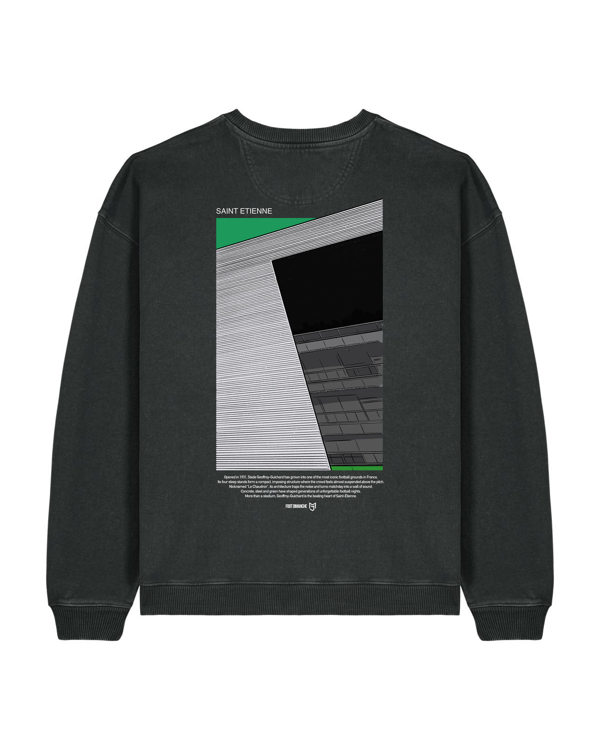 Sweat Saint-Etienne - Foot Dimanche x Mark Johnson